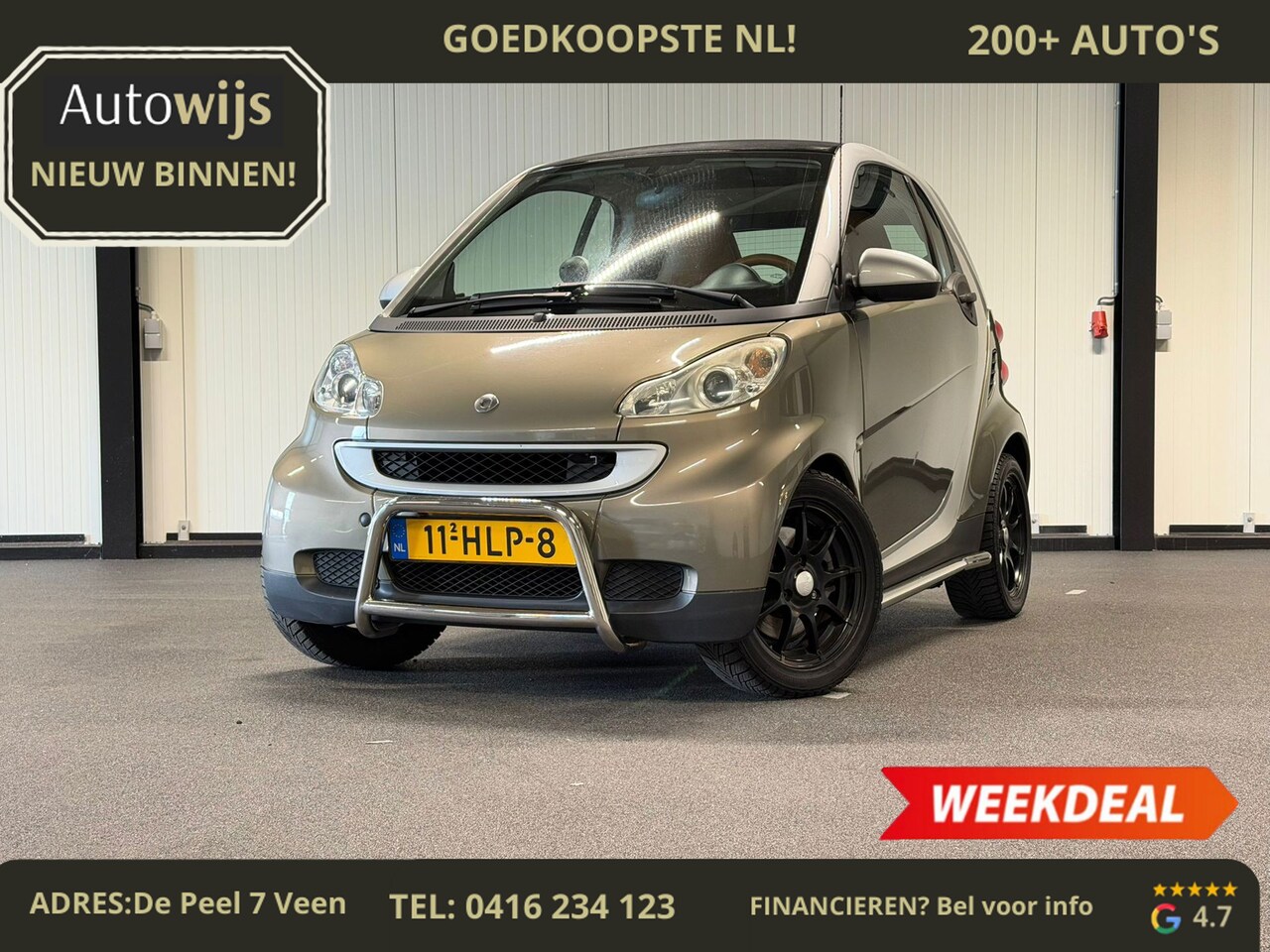 Smart Fortwo coupé - 1.0 Passion|PANO|AUTOMAAT|STOELVERW|LEDER|SENSOREN - AutoWereld.nl