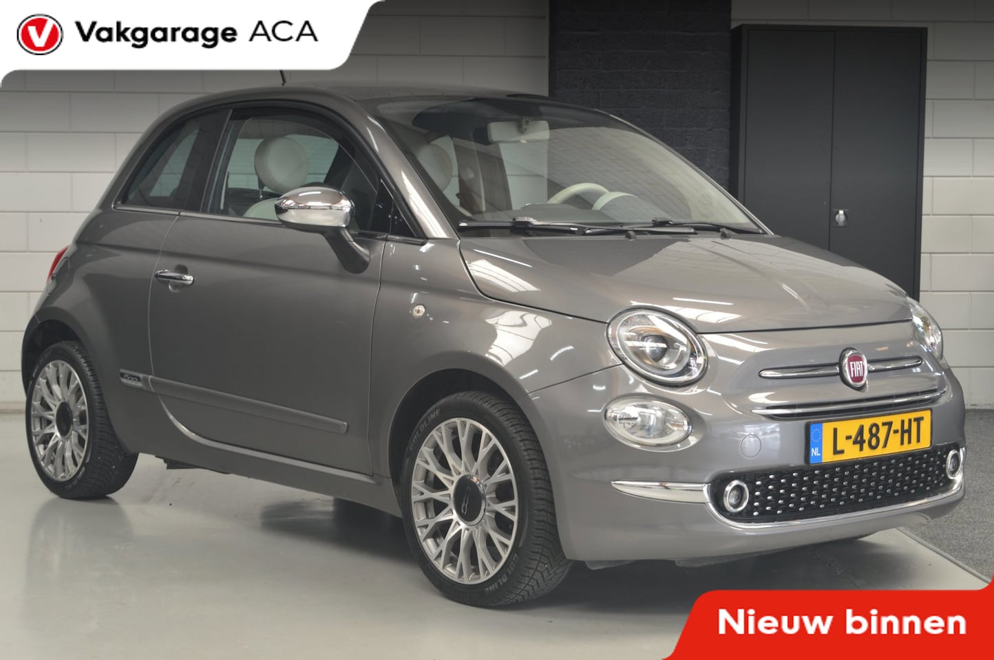 Fiat 500 - 1.2 Lounge // AIRCO // PANORAMADAK // PARKEERSENSOREN // - AutoWereld.nl