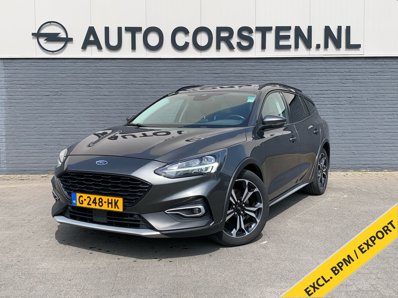 Ford Focus Wagon - 1.5T 150PK Automaat ** Ex Bpm Export ** ACTIVE Apple Carplay Android Auto Trekhaak Stoel-S - AutoWereld.nl