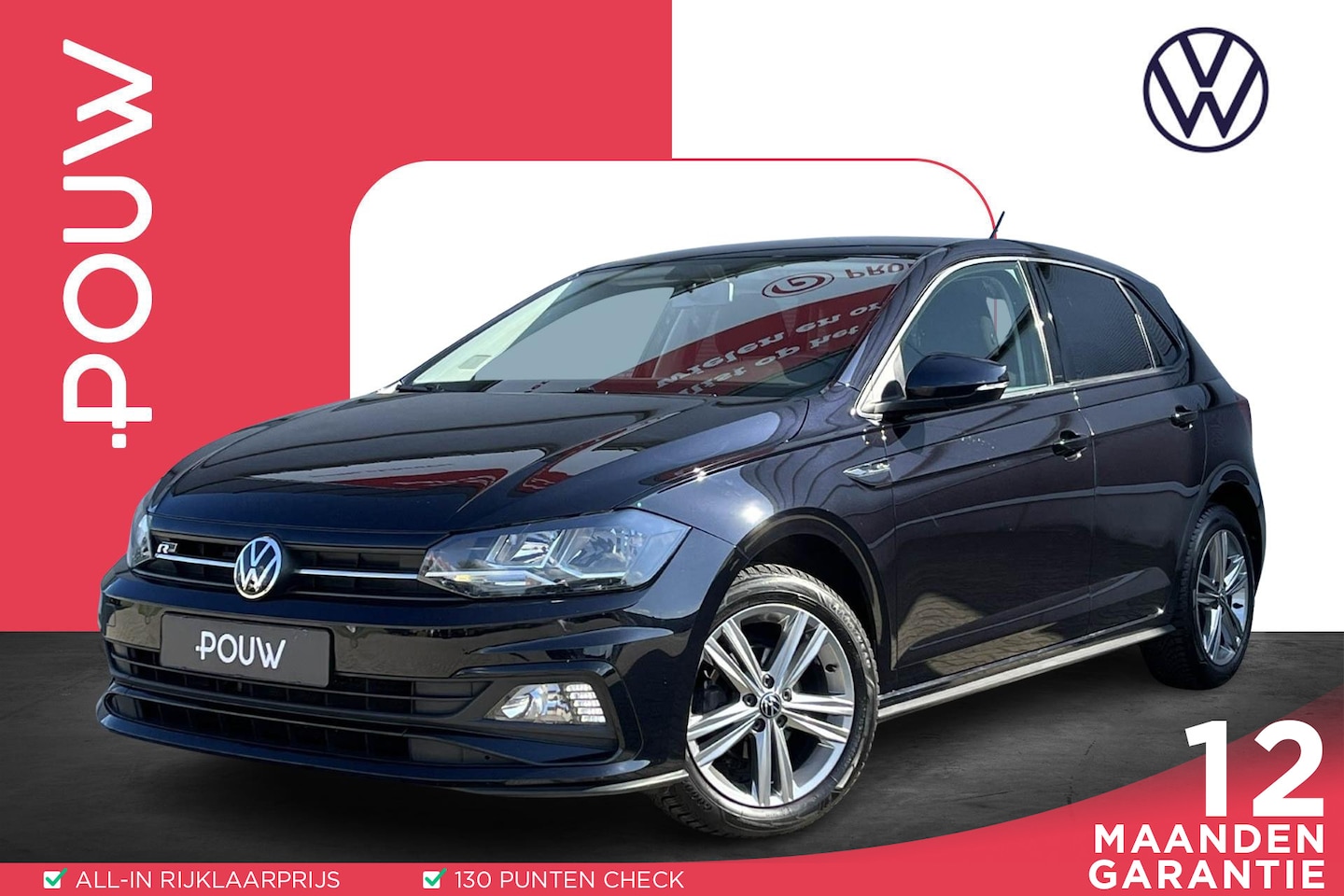 Volkswagen Polo - 1.0 TSI 95pk R-Line Edition | App connect | PDC voor -en achter | Adaptive cruise - AutoWereld.nl