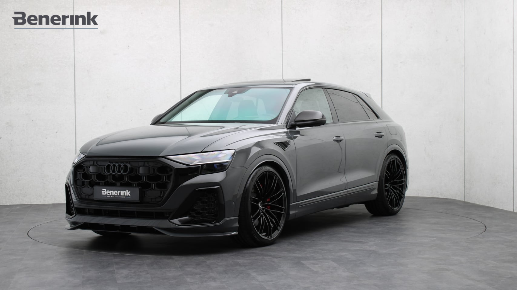 Audi Q8 - 60 TFSI e quattro ABT 'Nimbus Grey' | B&O 3D | Massage | Onderstel Advanced | Soft-Close | - AutoWereld.nl
