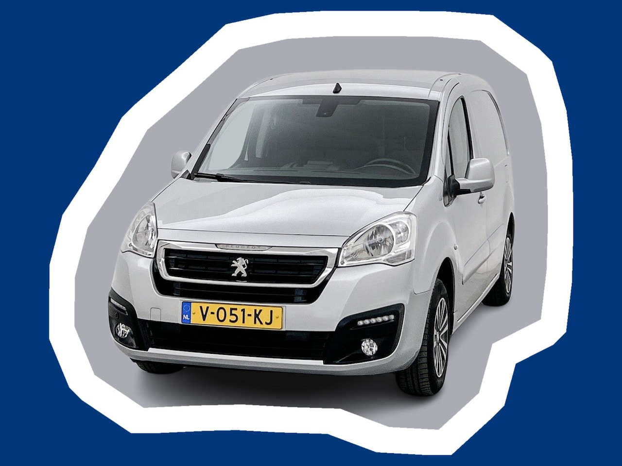 Peugeot Partner - 120 1.6 BlueHDi 75 L1 Premium Pack Navigatie Cruise control Euro 6 Parkeersensoren - AutoWereld.nl