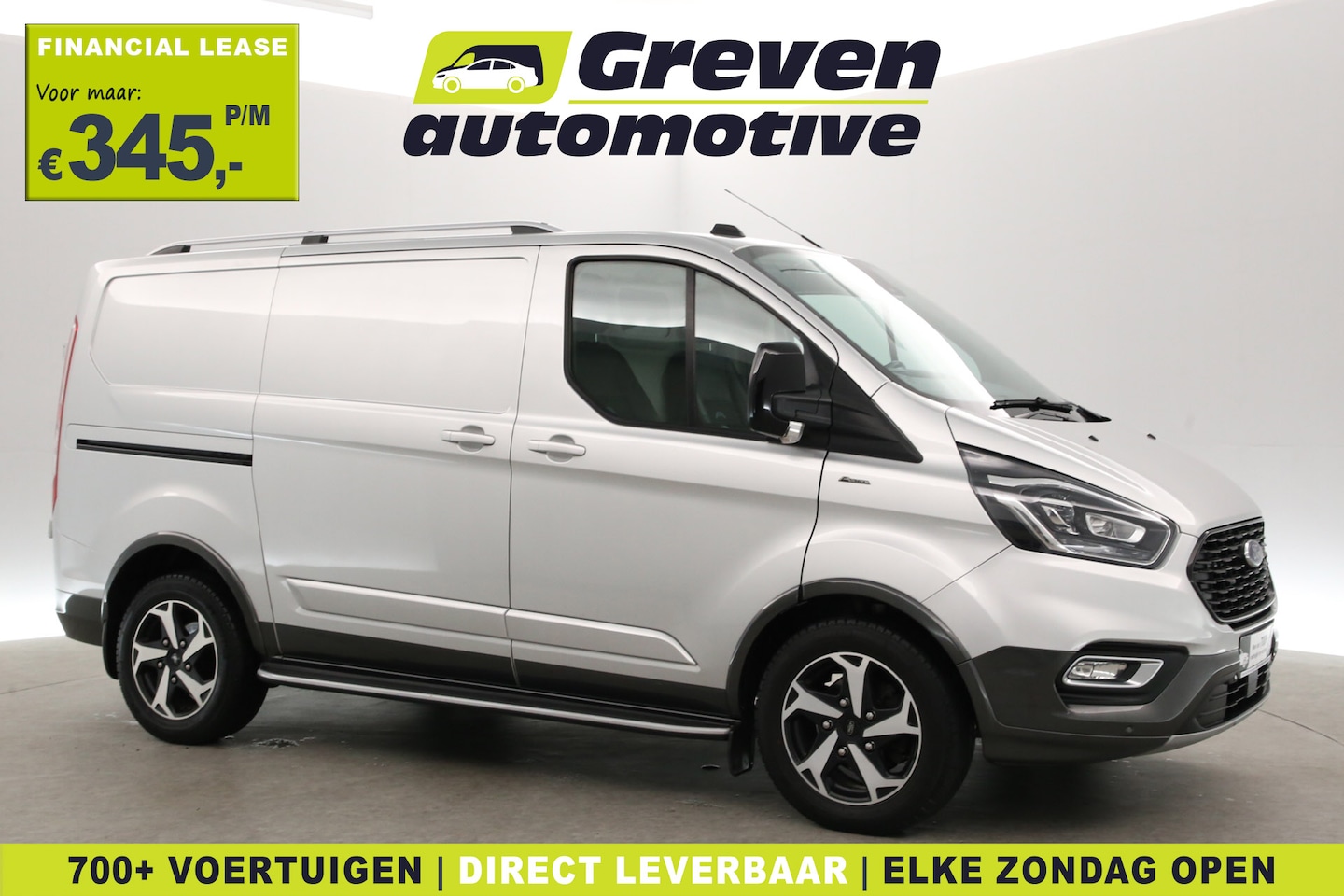 Ford Transit Custom - 2.0 TDCI L1H1 Active Sport | Aut. | Camera | Airco | Trekhaak | Adap. Cruise | Carplay | S - AutoWereld.nl