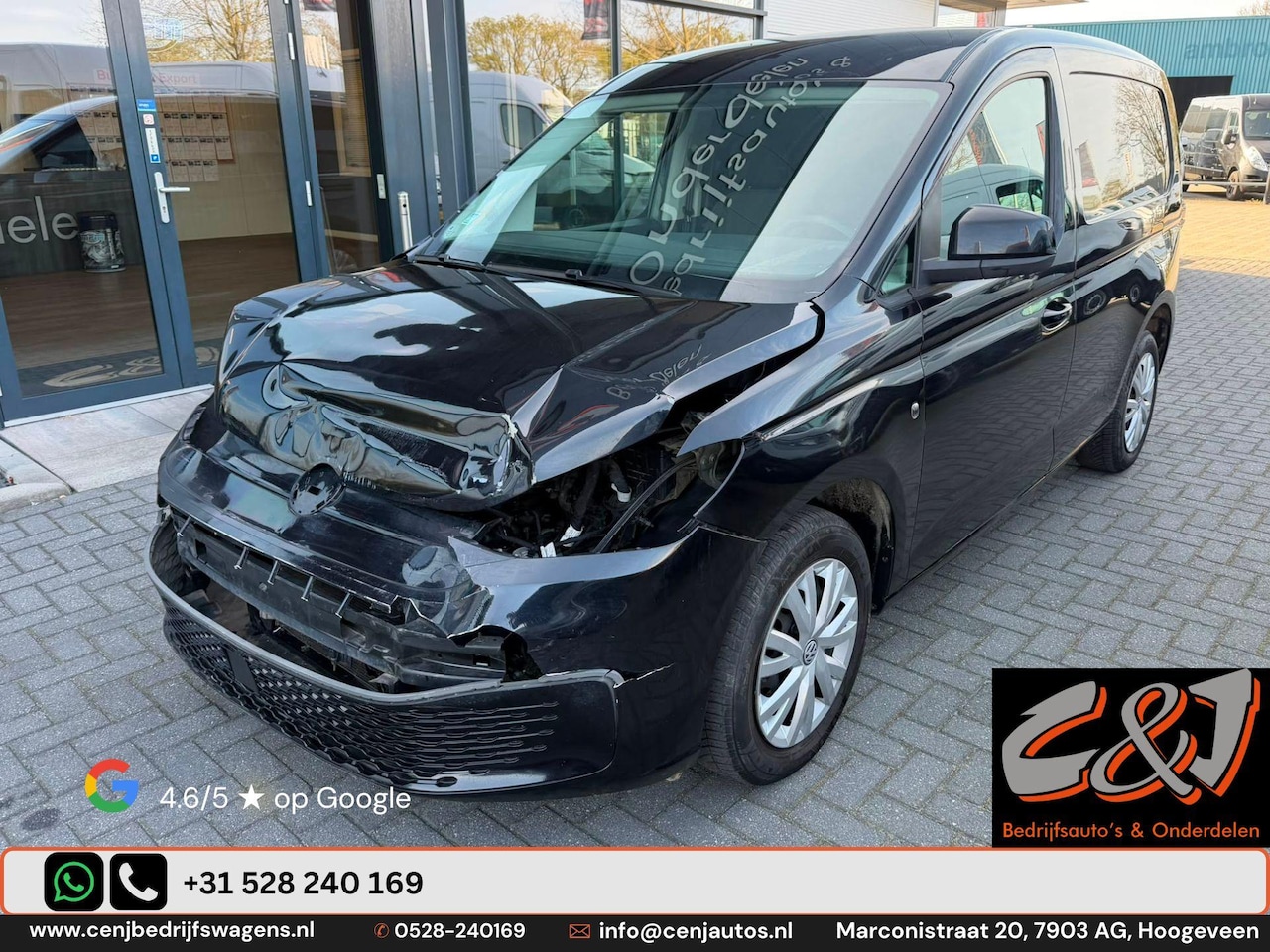 Volkswagen Caddy Cargo - 2.0 TDI voorschade, airco, cruise, BTW - AutoWereld.nl