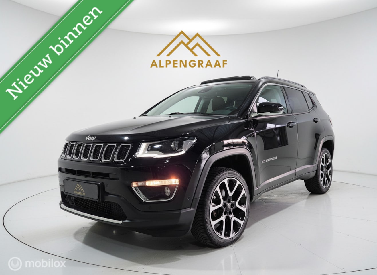 Jeep Compass - 1.4 MultiAir Limited 4x4 Pano|Beats by Dre|Carplay|Leder|Camera|Trekhaak|bi Xenon|DAB|LED| - AutoWereld.nl