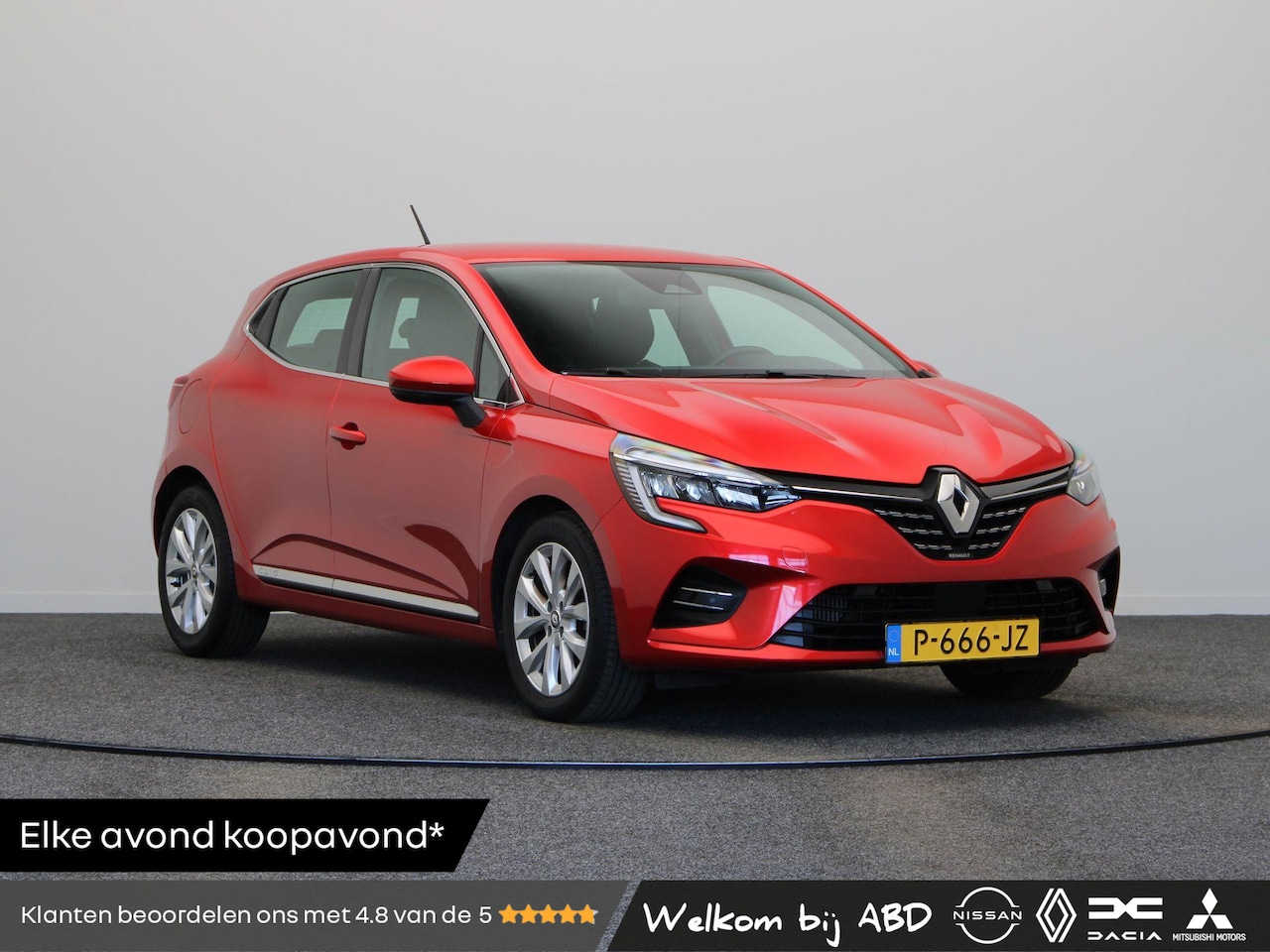 Renault Clio - 1.0 TCe Intens | Clima | Navi | LED | Keyless | Trekhaak 900KG. - AutoWereld.nl