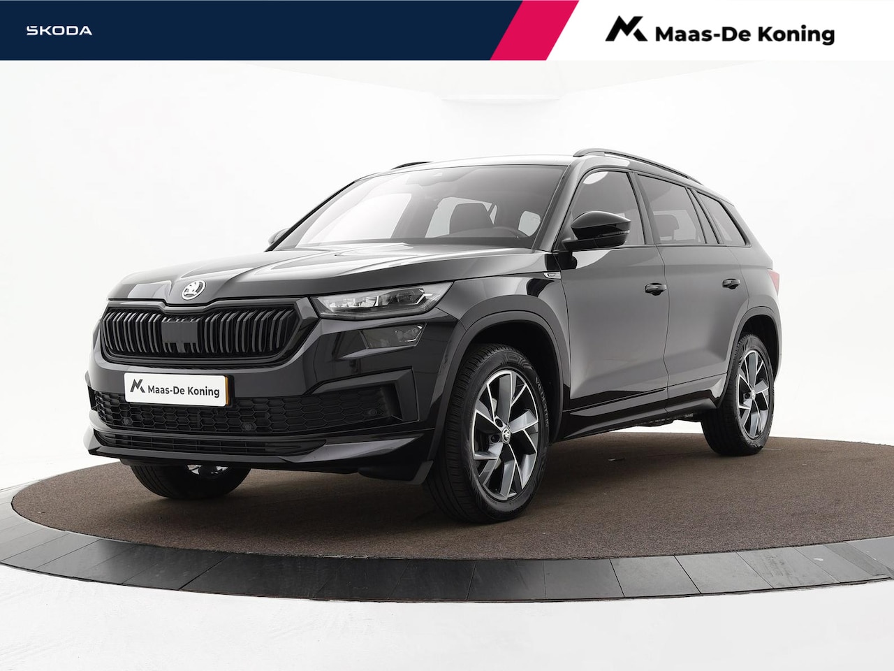 Skoda Kodiaq - 1.5 TSI 150pk DSG Sportline Business · Camera · Inklap. Trekhaak · Matrix LED · Elek. Stoe - AutoWereld.nl