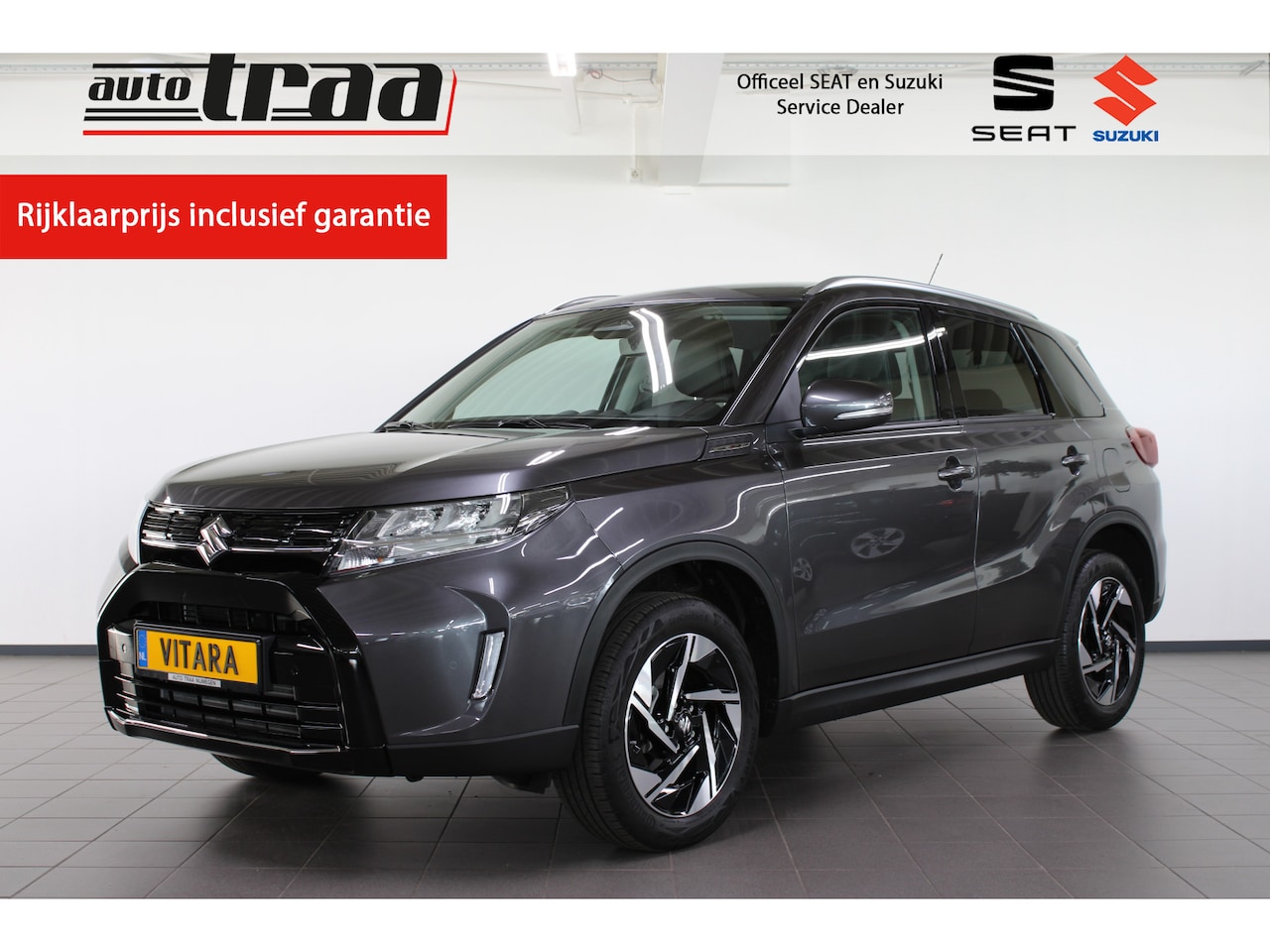 Suzuki Vitara - 1.4 Boosterjet Style Smart Hybrid / Camera / Led verlichting / Navigatie / Adaptive cruise - AutoWereld.nl