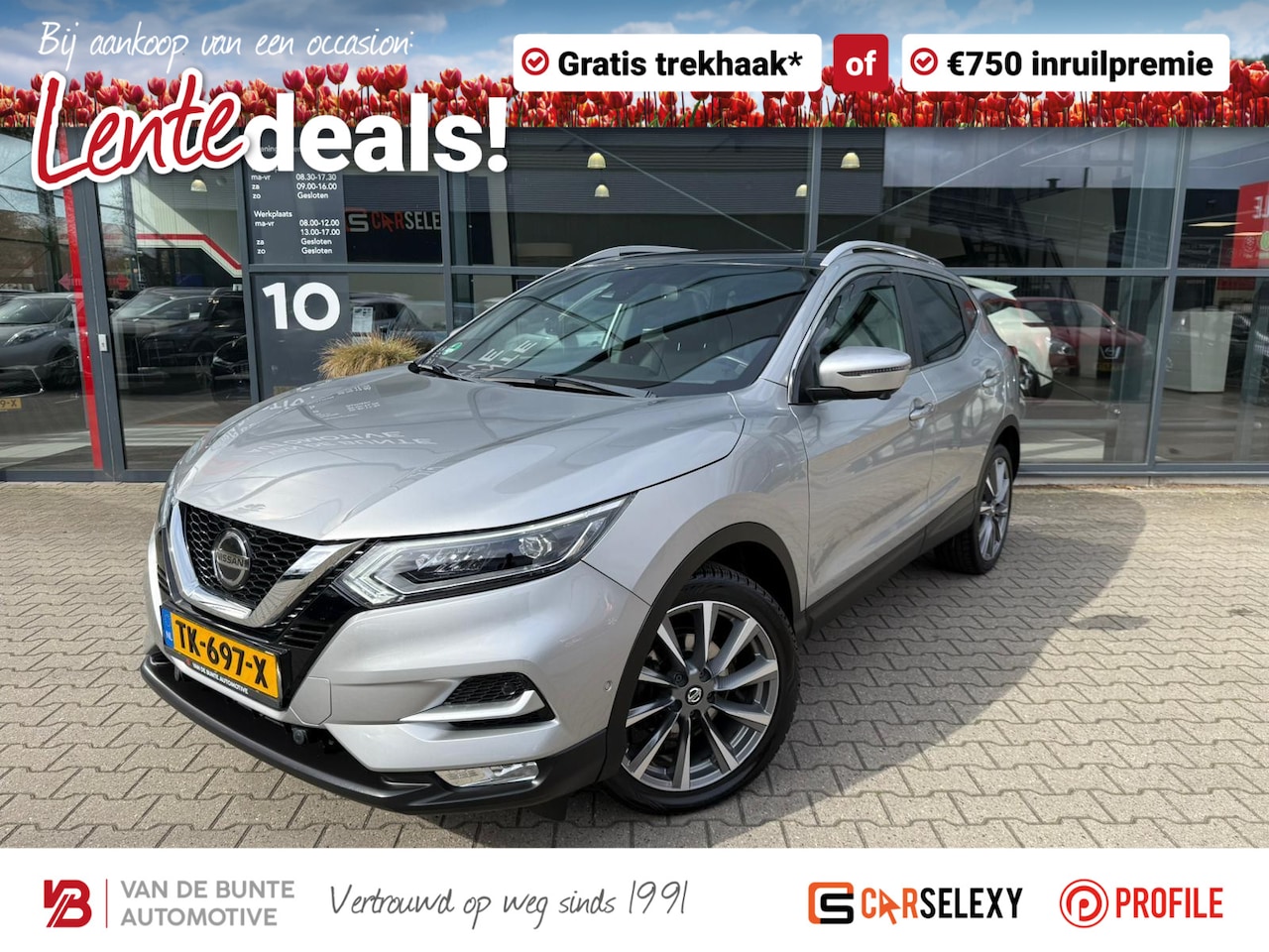 Nissan Qashqai - 1.2 Tekna + *Trekhaak & Stoelverwarming* - AutoWereld.nl