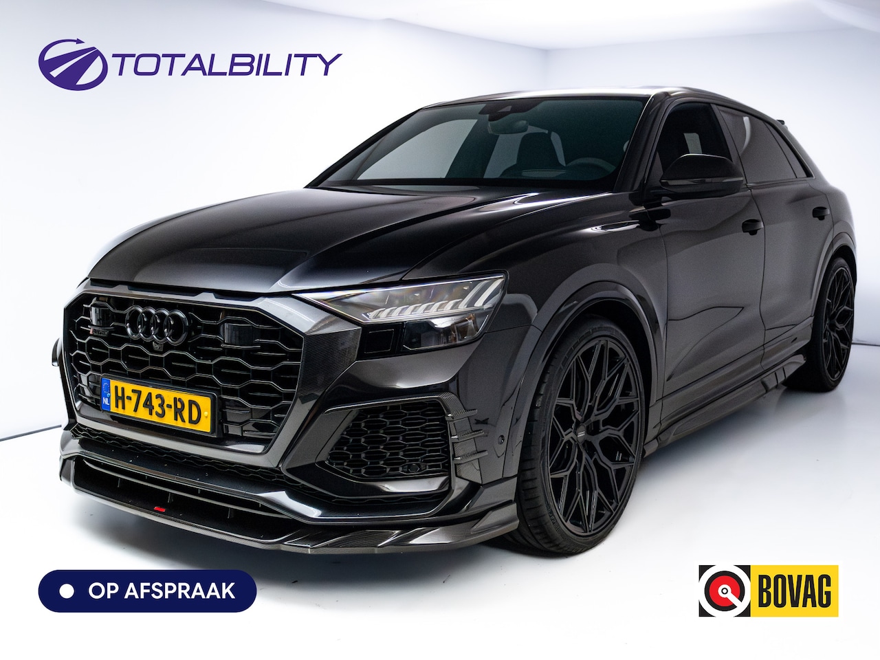 Audi RSQ8 - RSQ8 4.0 V8 Urban Dynamic 800 PK / 1000 Nm Quattro | Keramisch | 24" Vossen | Akrapovic Ti - AutoWereld.nl