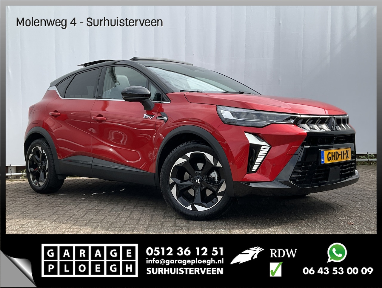 Mitsubishi ASX - 1.6 HEV AT Instyle Panodak Leer stoel/Stuurverw. Carplay 360° Camera - AutoWereld.nl