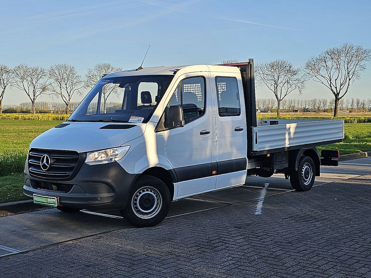Mercedes-Benz Sprinter - 315 DC 6p 3.5T-Trekhaak Open-Laadbak Euro6 150Pk! - AutoWereld.nl