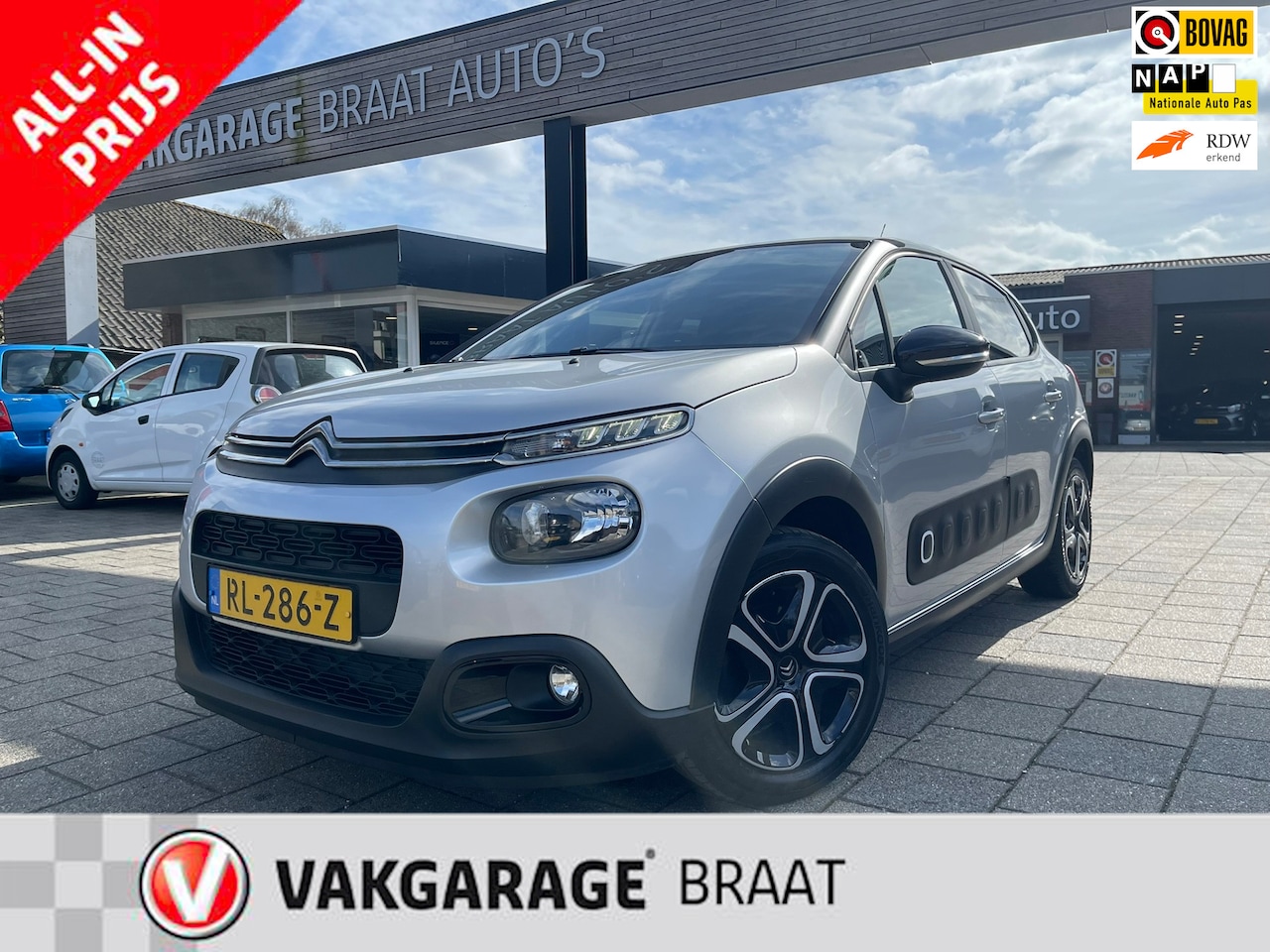 Citroën C3 - 1.2 PureTech l CARPLAY l CRUISE l RIJKLAAR! - AutoWereld.nl