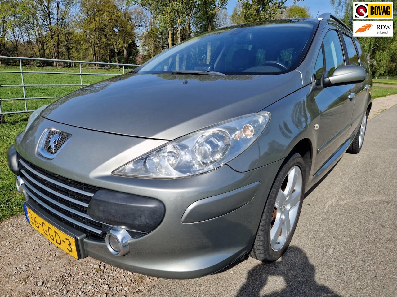 Peugeot 307 SW - 1.6-16V Pack pas 85.000km trekhaak, lederen bekleding - AutoWereld.nl