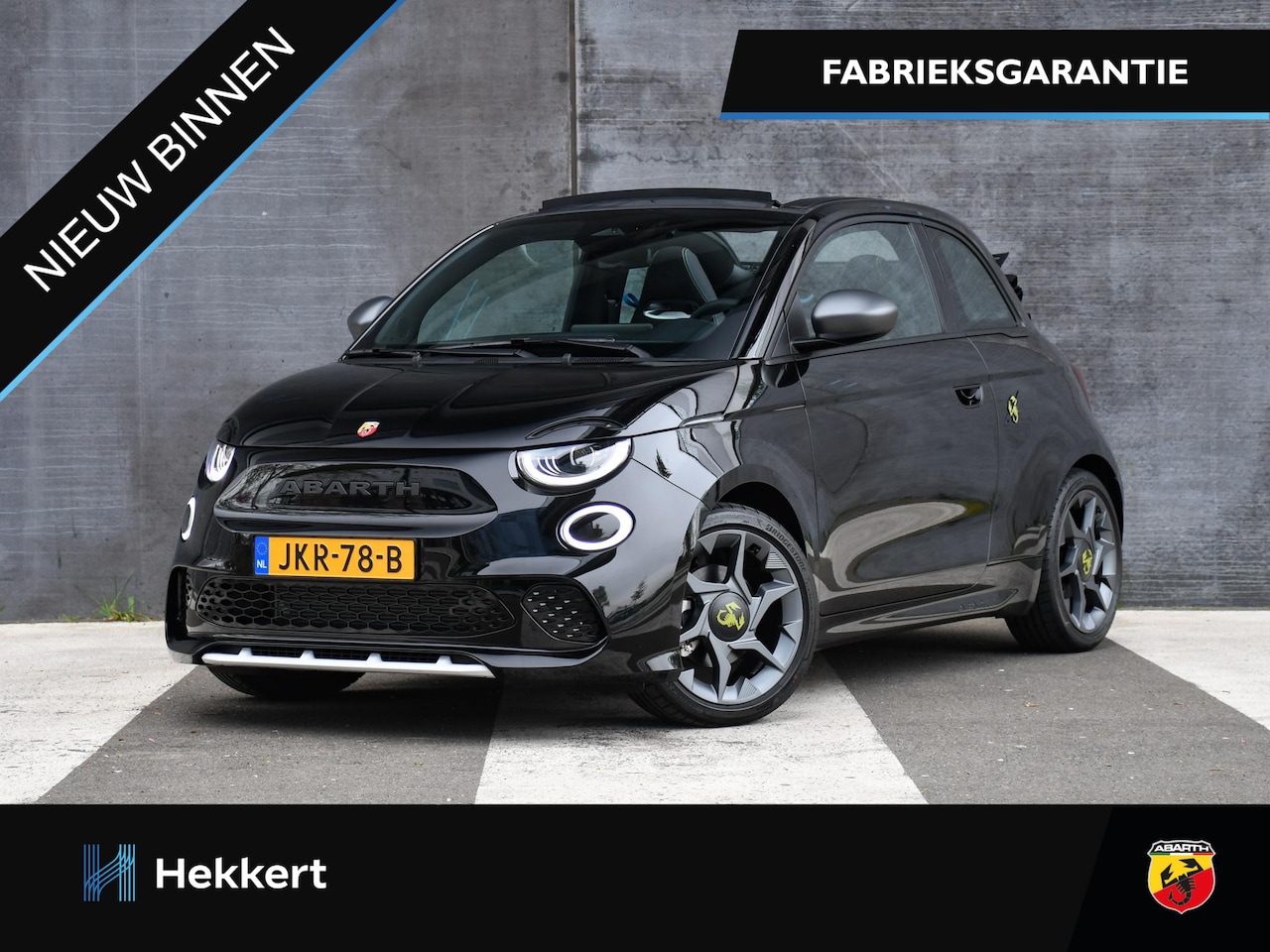 Abarth 500 - 500C Urban 42 kWh 155pk Automaat SOFT-TOP | 17''LM | PDC ACHTER | NAVI | DAB | APPLE-CARPL - AutoWereld.nl