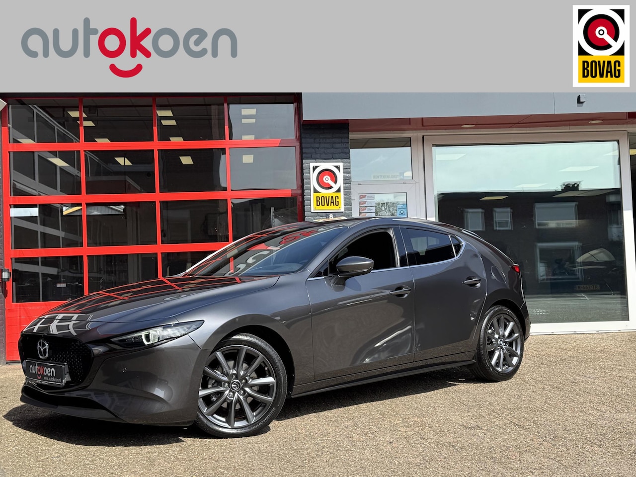 Mazda 3 Sport - 2.0 e-SkyActiv-G M Hybrid 150 Sportive *360/ACC/HEAD UP* - AutoWereld.nl