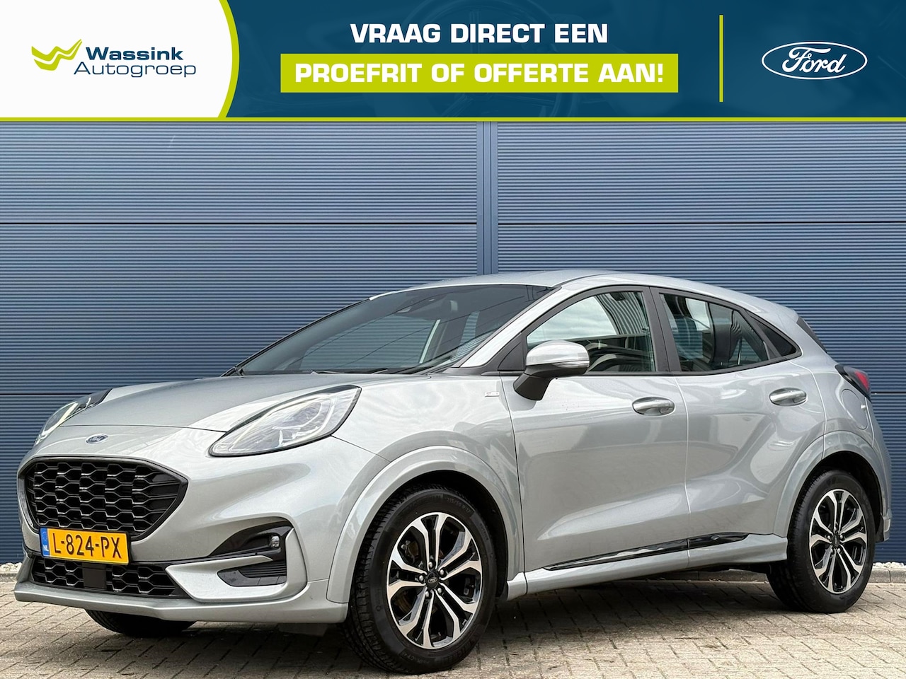 Ford Puma - 1.0i Ecoboost Hybrid 125pk ST-Line | Navigatie | Climate control | Parkeerhulp | 17 inch - AutoWereld.nl