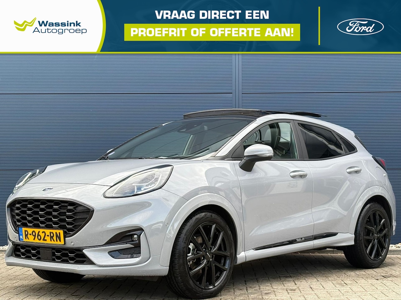 Ford Puma - 1.0i Ecoboost Hybrid 125pk Aut ST-Line Vignale | Navigatie | Stuur/Stoelverwarming | Schui - AutoWereld.nl