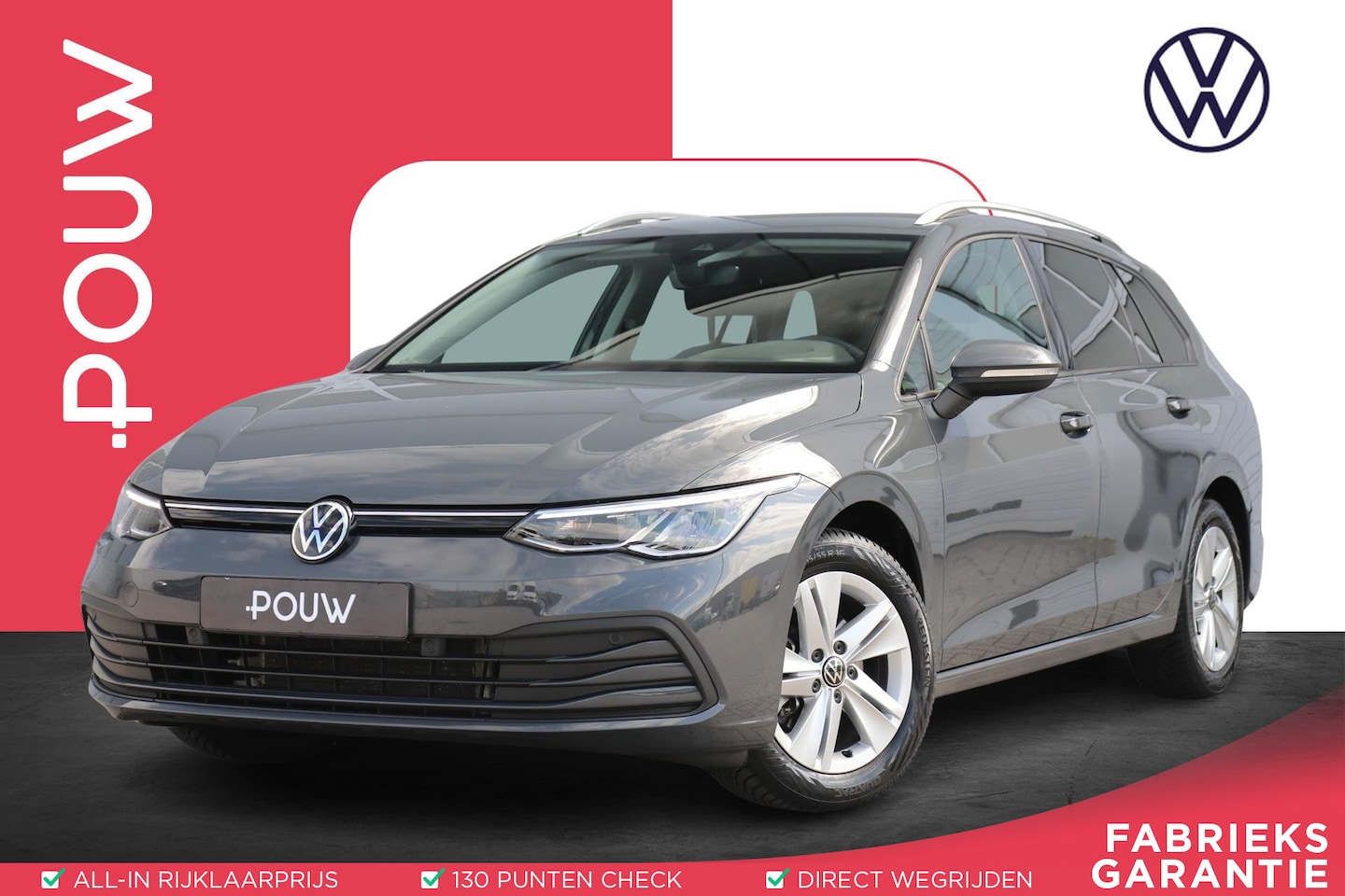 Volkswagen Golf Variant - 1.0 TSI 110pk Life | Navigatie | Getint Glas | Camera | Adaptive Cruise | DAB - AutoWereld.nl