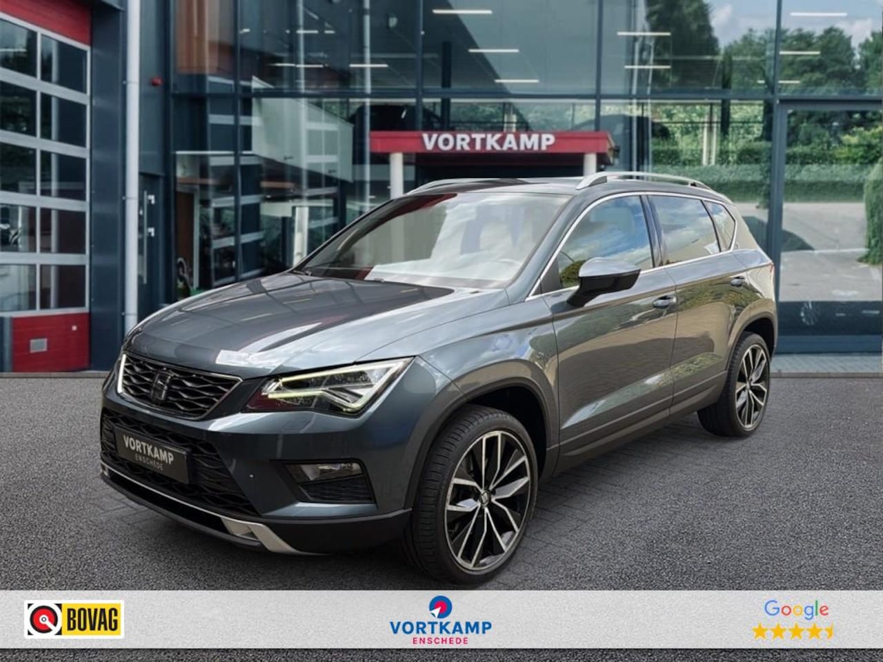 SEAT Ateca - 1.4 TSI DSG XCELLENCE TREKHAAK/CAMERA/CRUISE/LEDER/LED/STOELVERW/NAVI - AutoWereld.nl