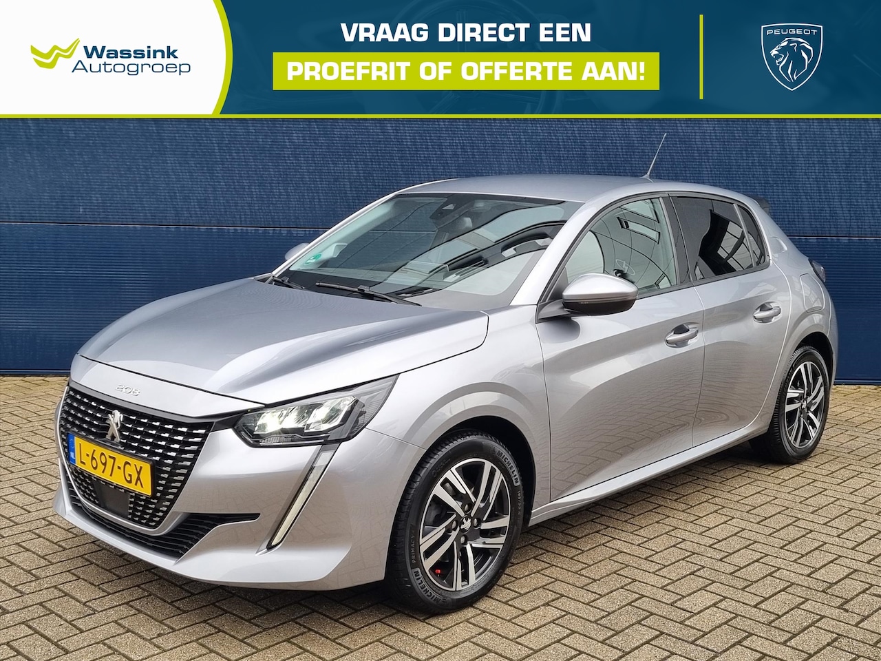 Peugeot 208 - 1.2 Turbo 100pk Allure Pack Automaat | Climate Control | Navigatie | Afn. Trekhaak | Adapt - AutoWereld.nl