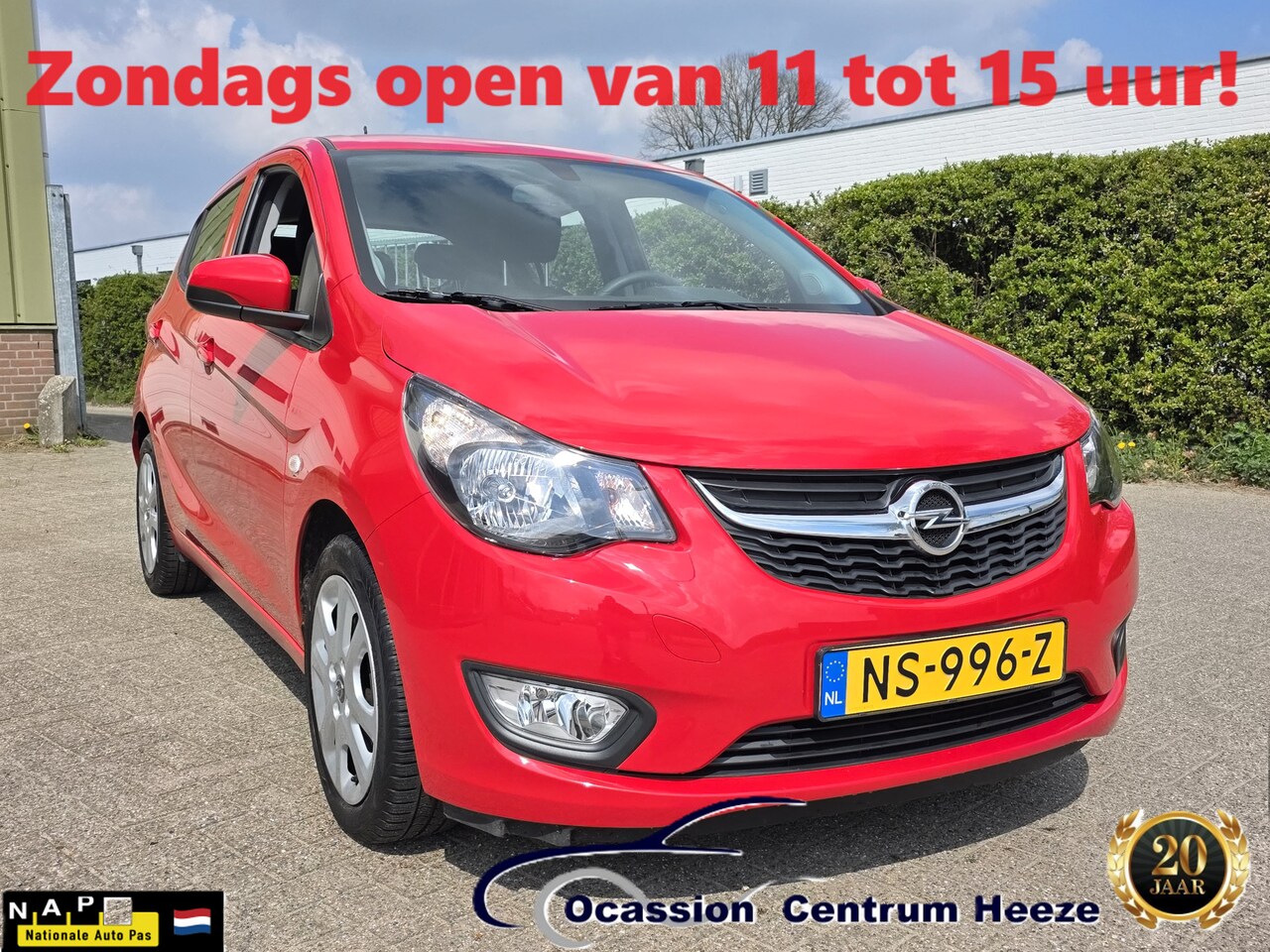 Opel Karl - 1.0 Edition AUT, Airco! Cruise Control! Apk 4-2027! Zondag OPEN! - AutoWereld.nl
