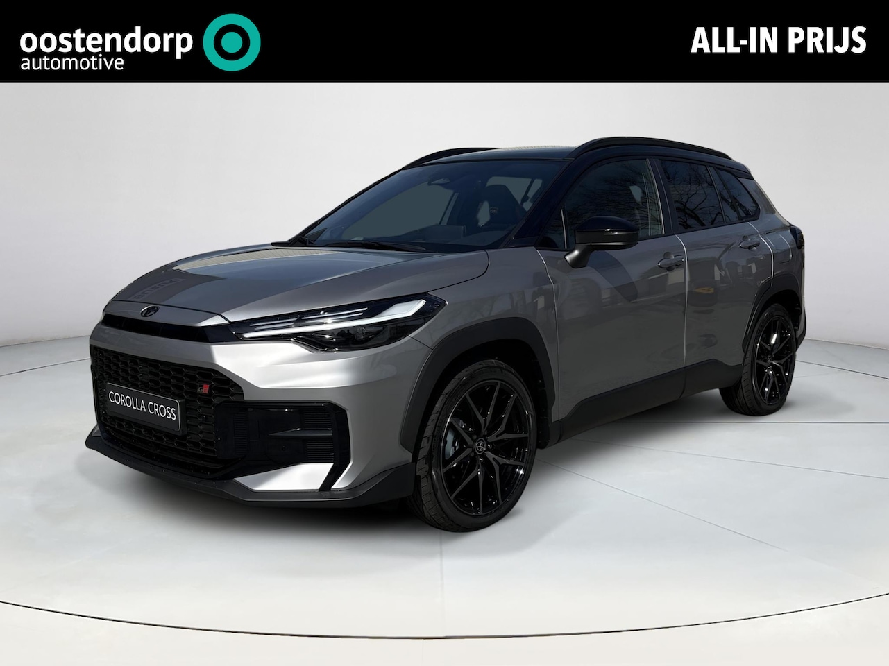 Toyota Corolla Cross - Hybrid 180 GR Sport **METALSTREAM GREY/ GR SPORT PLUS PACK/ DIRECT LEVERBAAR** - AutoWereld.nl