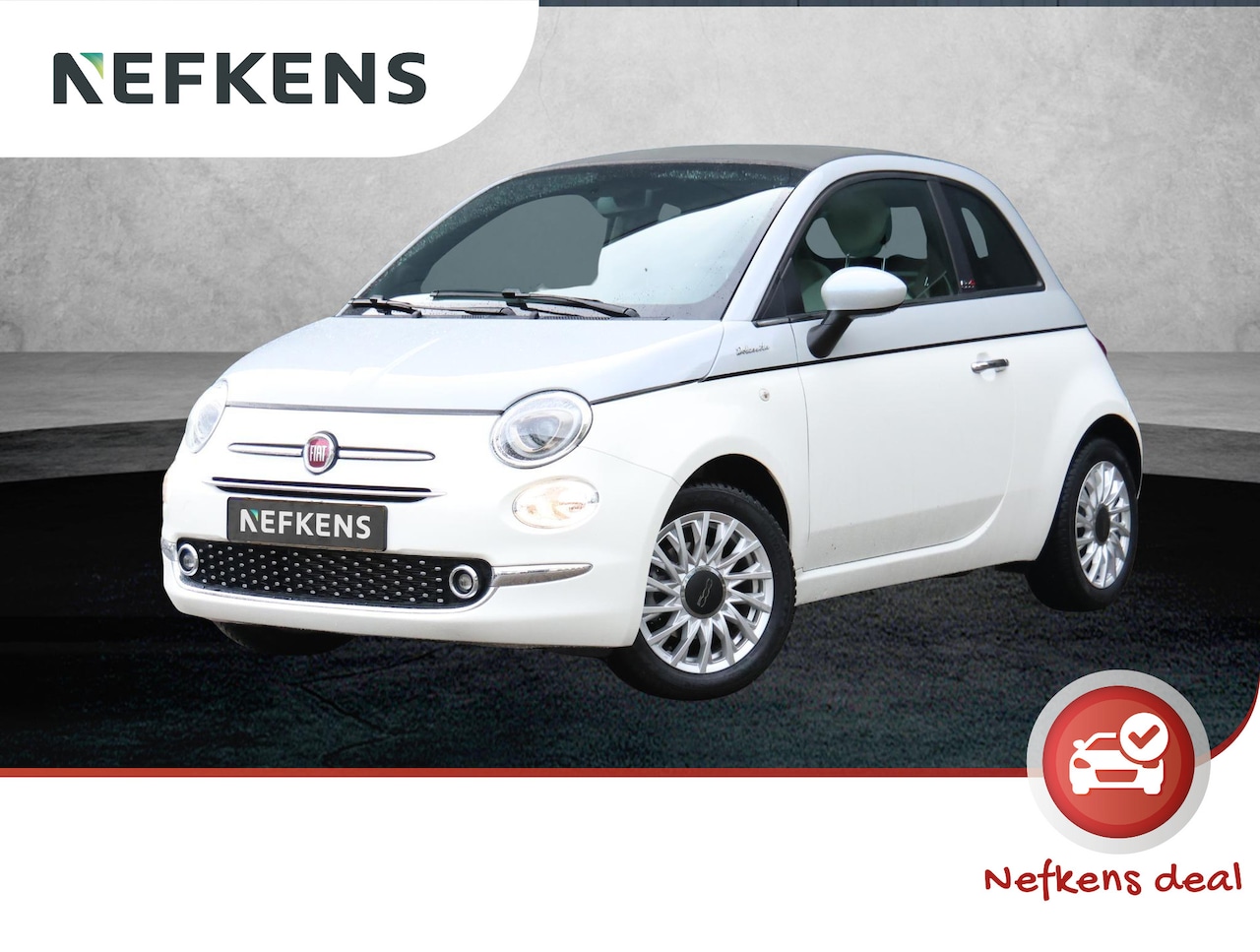 Fiat 500 C - 1.0 Hybrid Dolcevita Cabrio | Navigatie | Beats Audio | Parkeersensoren achter - AutoWereld.nl