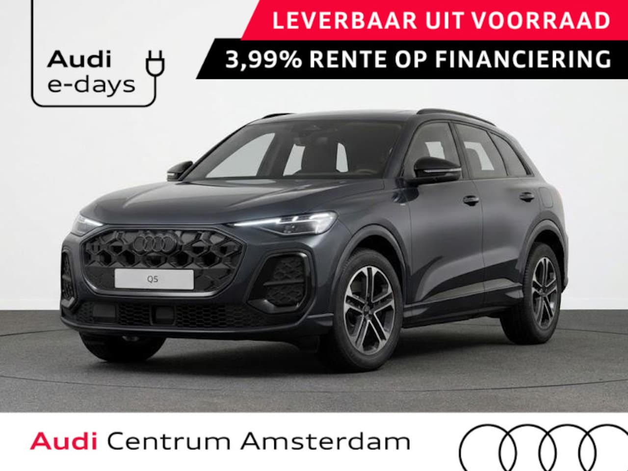 Audi Q5 - S edition e-hybrid 299 pk | Panorama-glasdak | Techniekpakket plus | Trekhaak, elektr. weg - AutoWereld.nl