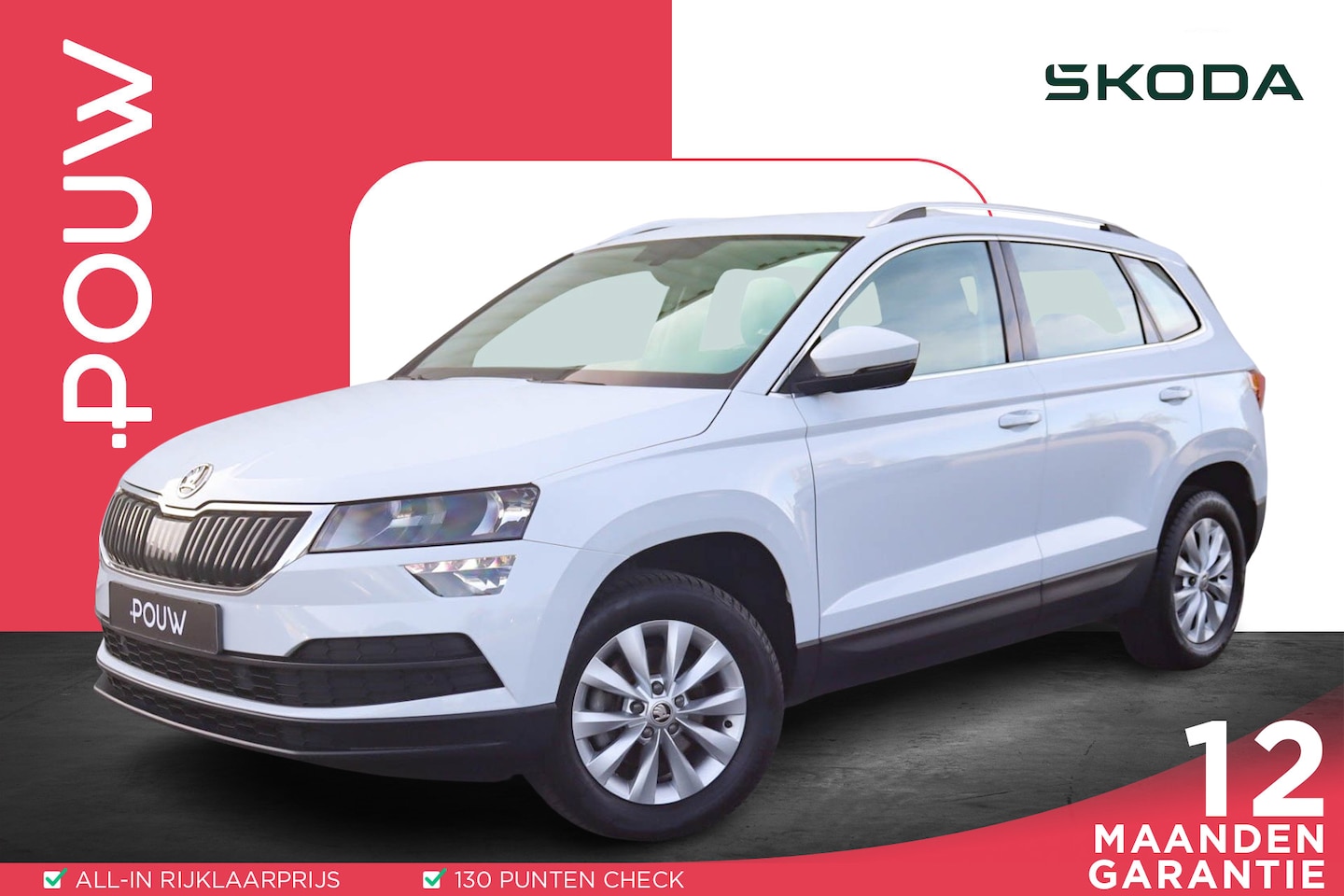 Skoda Karoq - 1.5 TSI 150pk ACT Business Edition | Trekhaak | Allseason Banden | Verwarmbare Voorruit - AutoWereld.nl