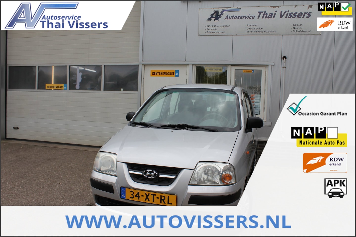 Hyundai Atos - 1.1i Active Young 5Deurs Zeer Laag Km - AutoWereld.nl