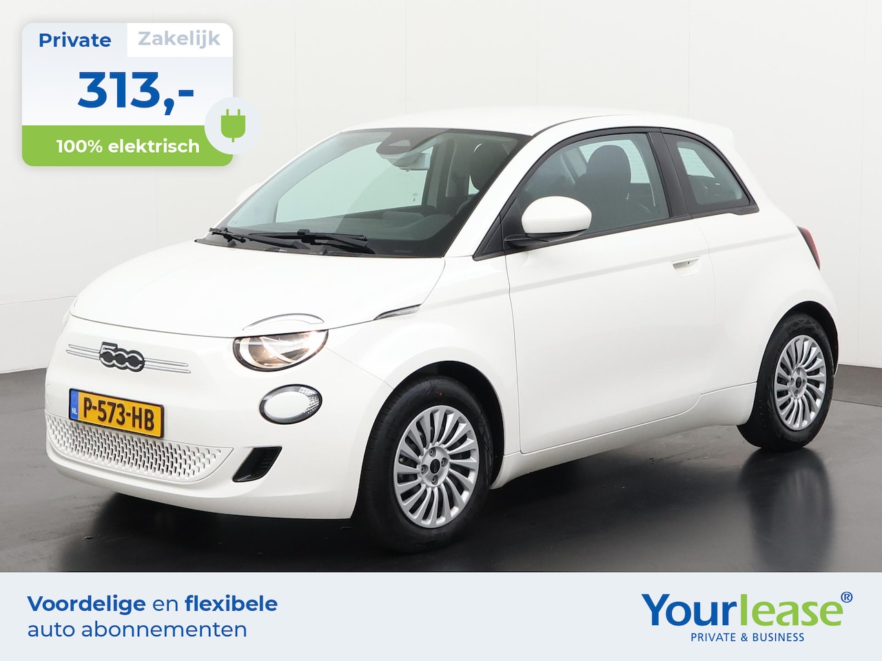 Fiat 500e - Action 24 kWh | All-in 313,- Private Lease | Direct uit voorraad - AutoWereld.nl