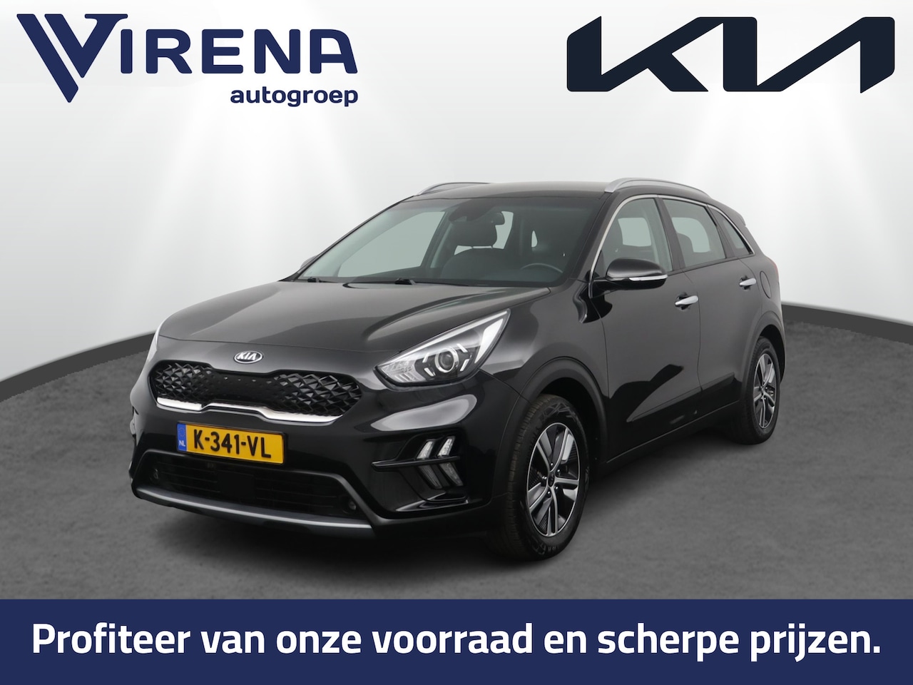 Kia Niro - 1.6 GDi Hybrid DynamicLine - Achteruitrijcamera - Trekhaak - Navigatie - Adaptive Cruise C - AutoWereld.nl
