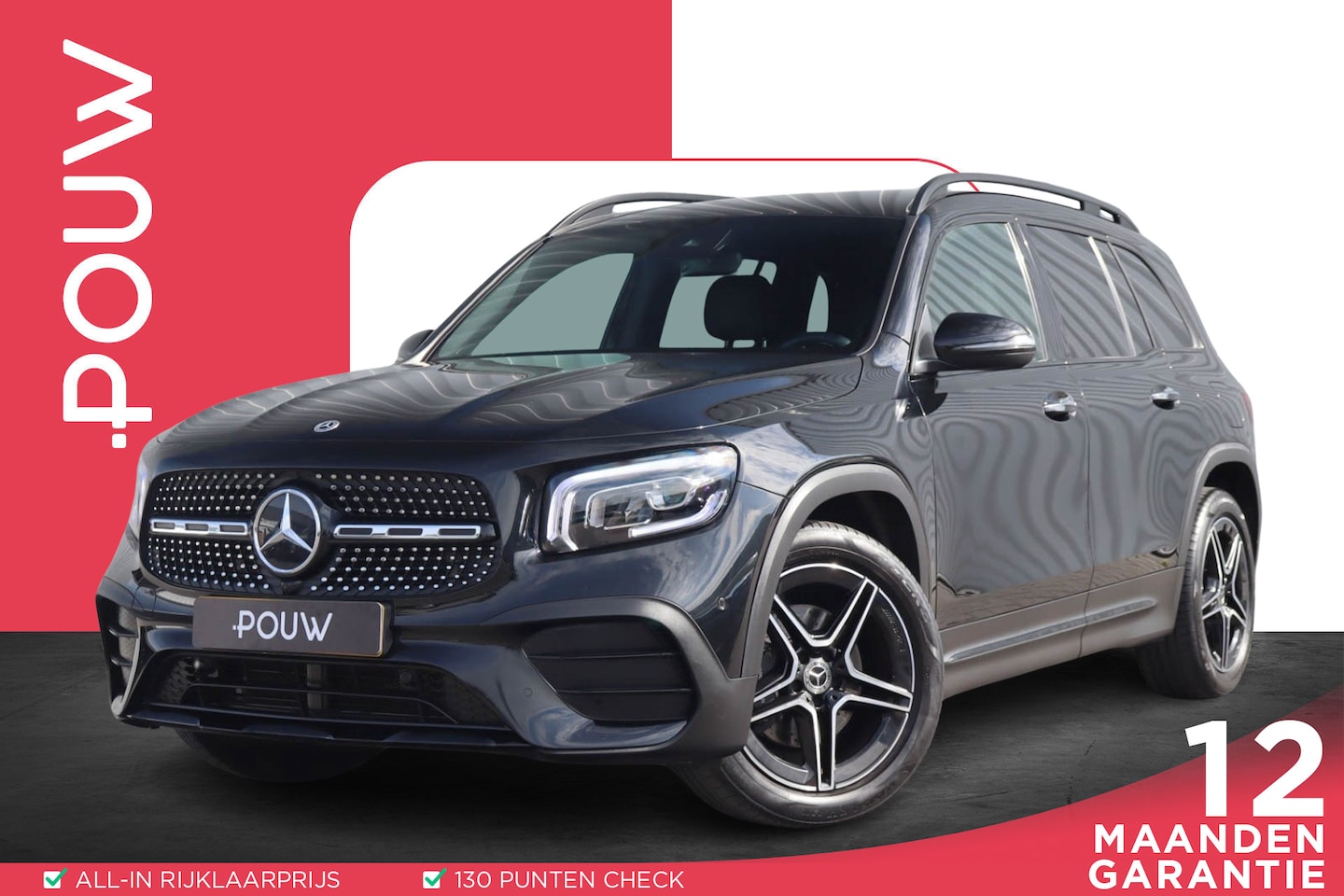 Mercedes-Benz GLB - 180 AMG Line 7p. 136pk | Trekhaak - AutoWereld.nl