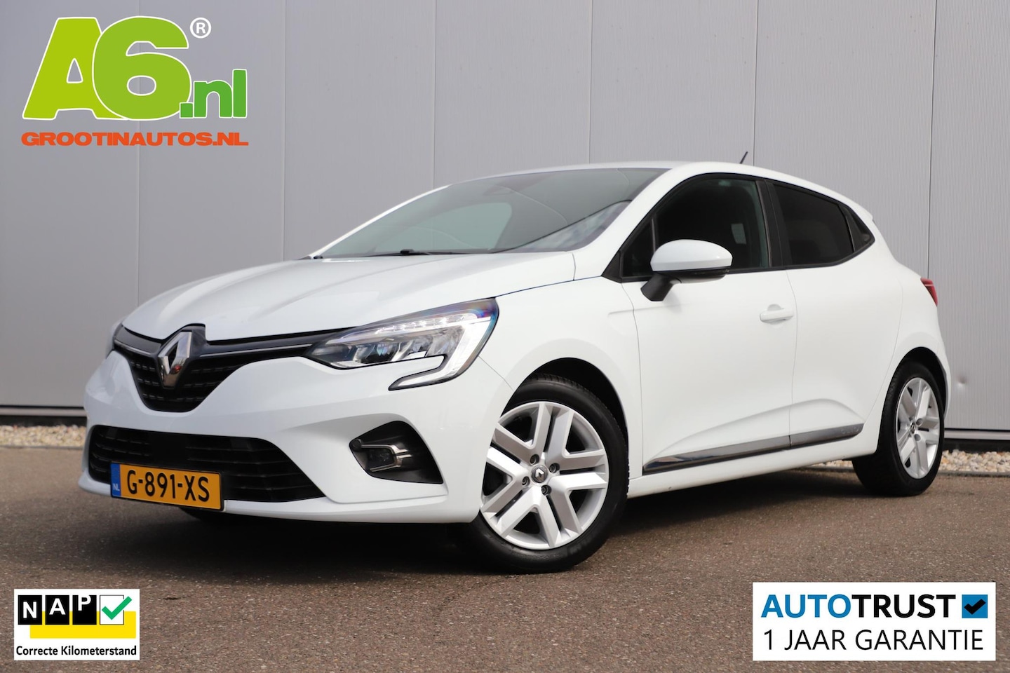 Renault Clio - 1.0 TCe Zen Trekhaak Navigatie Carplay Android Cruise Parkeersensor Rijstrooksensor - AutoWereld.nl