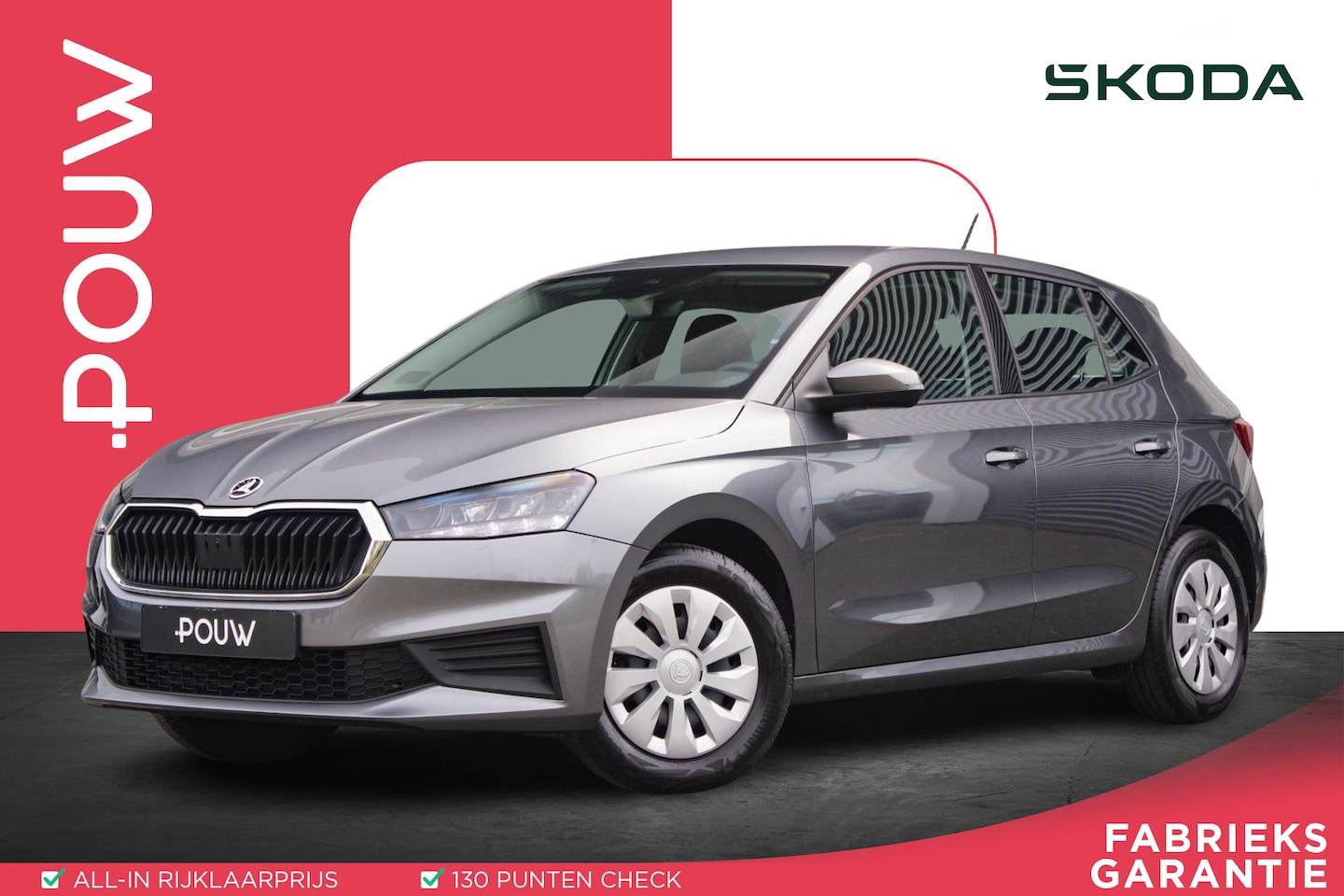 Skoda Fabia - 1.0 TSI 95pk Ambition | Adaptive Cruise | Parkeersensoren | Apple Carplay / Android Auto - AutoWereld.nl