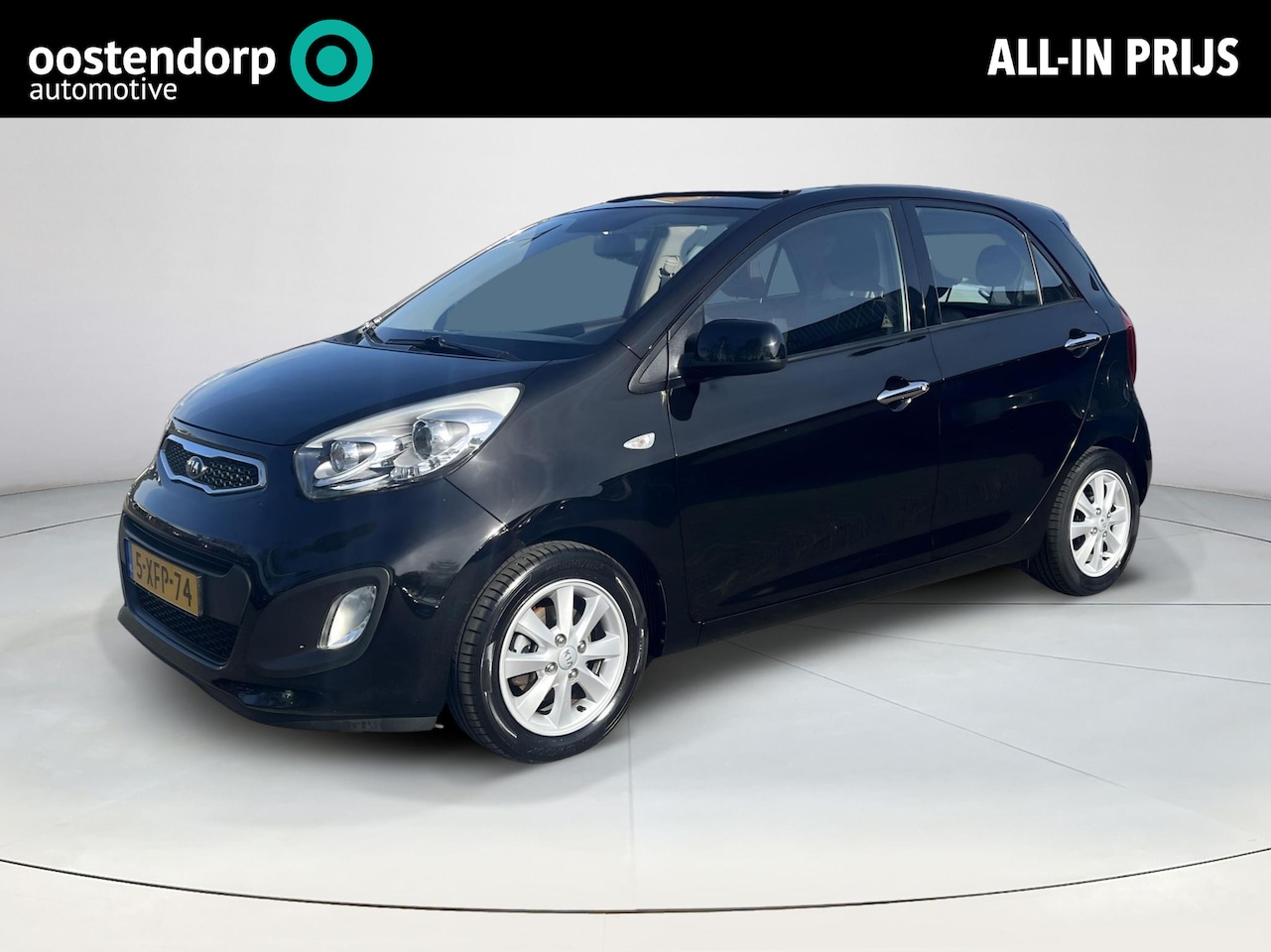 Kia Picanto - 1.0 CVVT BusinessLine | 5 deurs | Panoramadak | Licht metalen velgen | Airco | - AutoWereld.nl