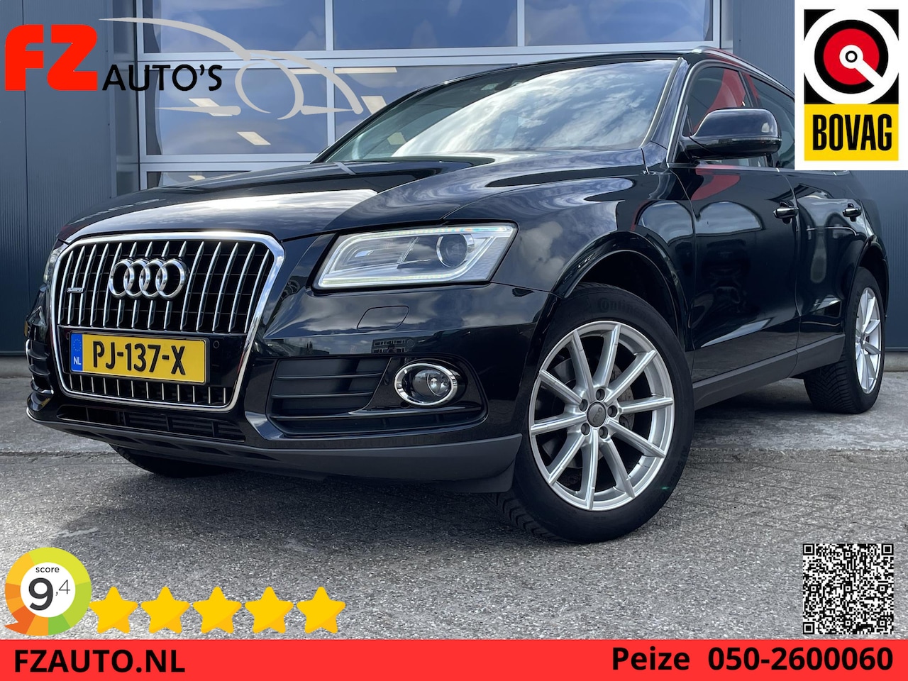 Audi Q5 - 2.0 TFSI quattro Sport Edition - Navigatie - Leder - Stoelverwarming - Standkachel - Trekh - AutoWereld.nl