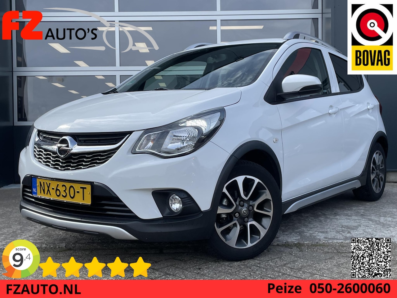 Opel Karl - 1.0 Rocks Online Edition Automaat - Apple Carplay/Android Auto - Stoelverwarming - Cruise - AutoWereld.nl
