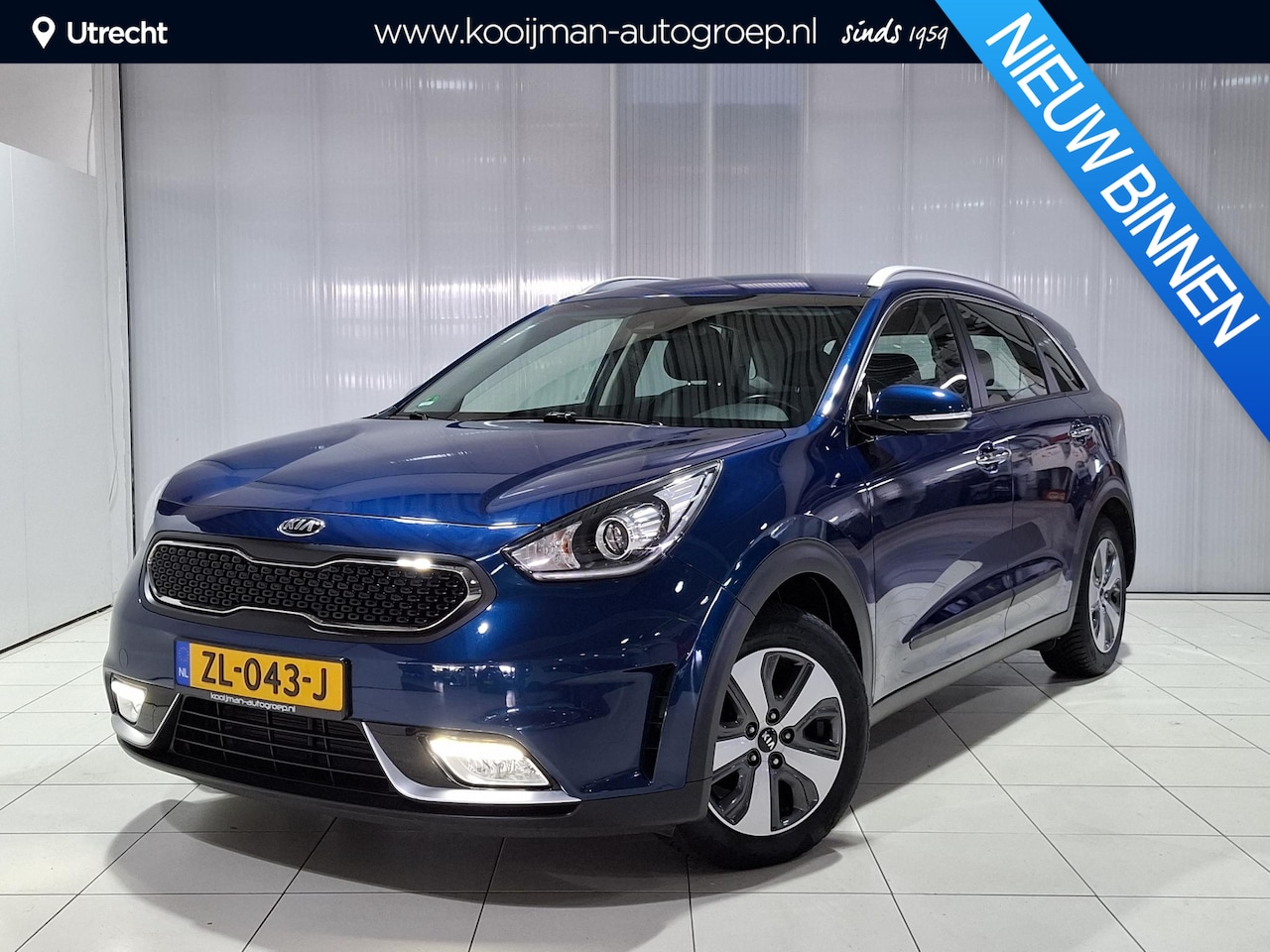 Kia Niro - 1.6 GDi Hybrid DynamicLine Trekhaak, Apple Carplay/Android Auto, Navigatie, Camera. - AutoWereld.nl