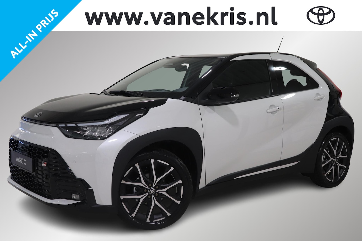 Toyota Aygo X - Hybrid 115 GR Sport Hybrid 115 GR Sport, Nieuw en in juli leverbaar met €1000,- inruilpremie! - AutoWereld.nl