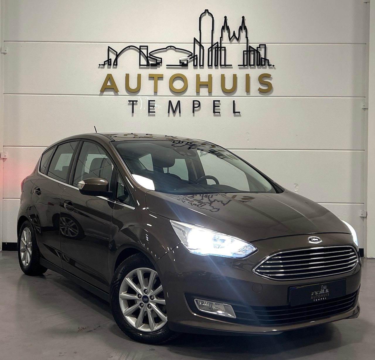 Ford C-Max - 1.0 Titanium Airco Led Cruise Climate Bluetooth Parkeersensoren Nwe APK - AutoWereld.nl