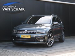 Volkswagen Tiguan - 2.0 TDI 4Motion Highline Business R | GRIJS KENTEKEN | MEMORY | LEDER | PANO-DAK | TREKHAA