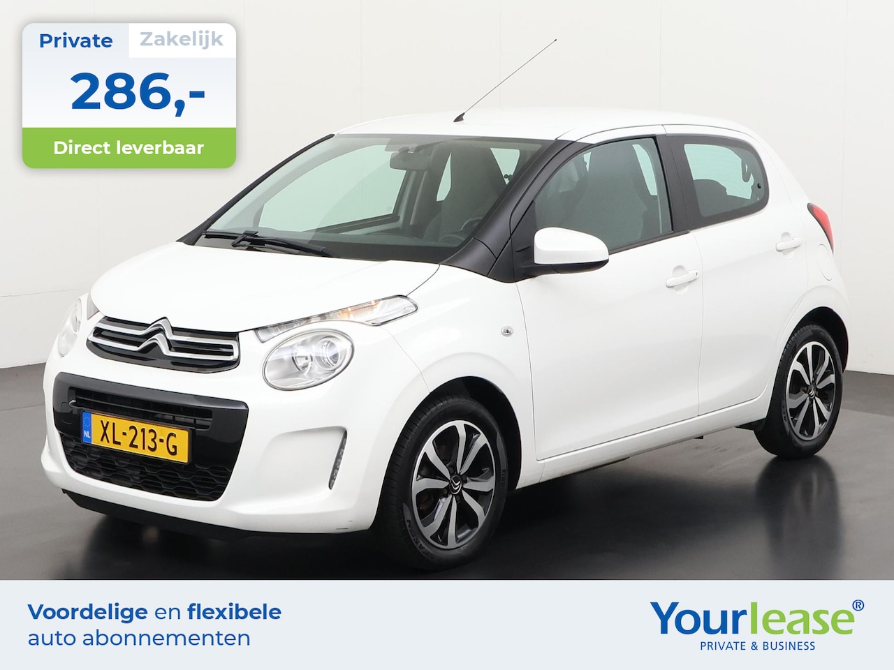 Citroën C1 - 1.0 e-VTi Shine | All-in 286,- Private Lease | Direct uit voorraad - AutoWereld.nl