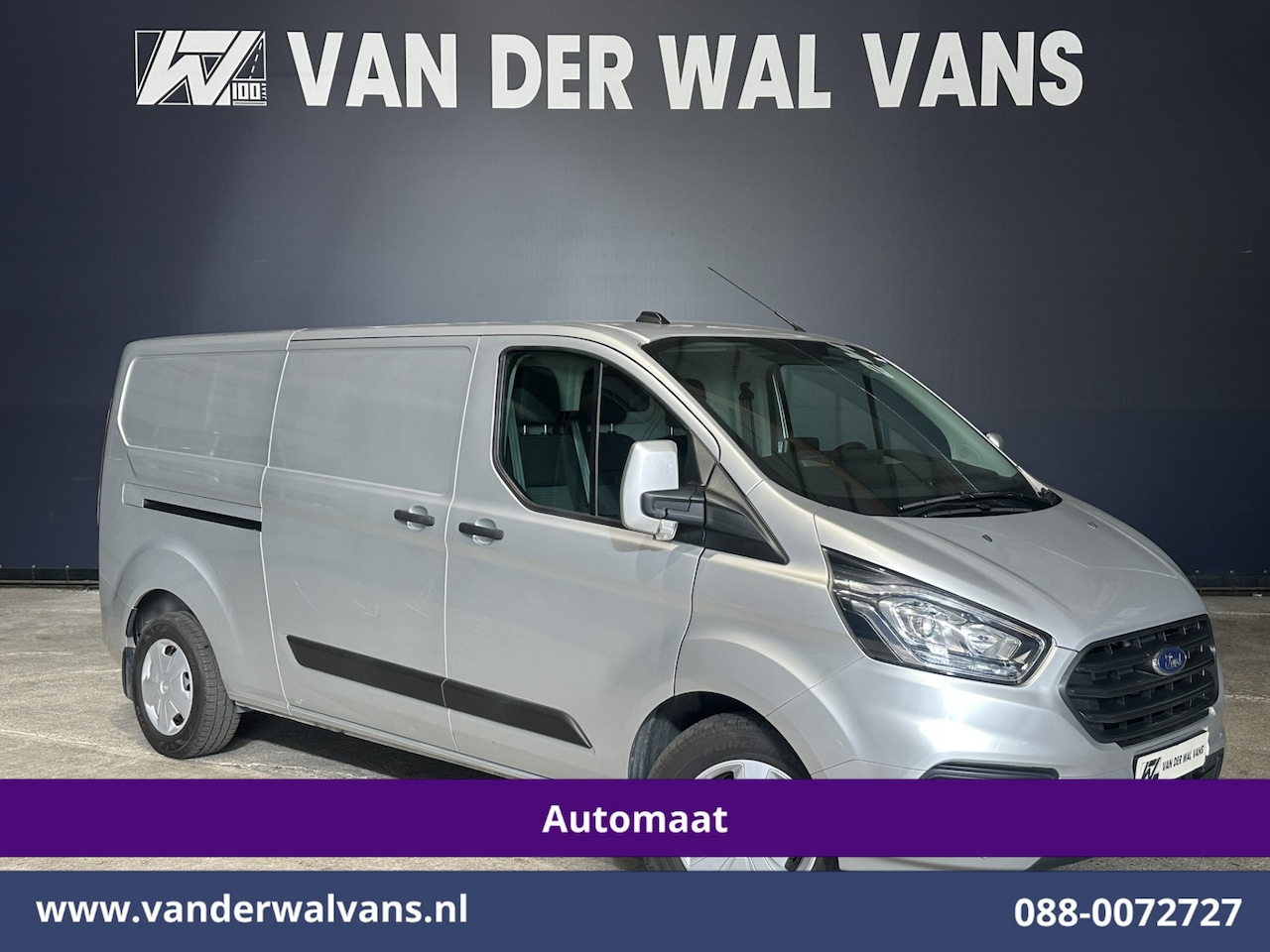 Ford Transit Custom - 2.0 TDCI 131pk Automaat L2H1 Euro6 Airco | Camera | Apple Carplay | Cruisecontrol | LED | - AutoWereld.nl