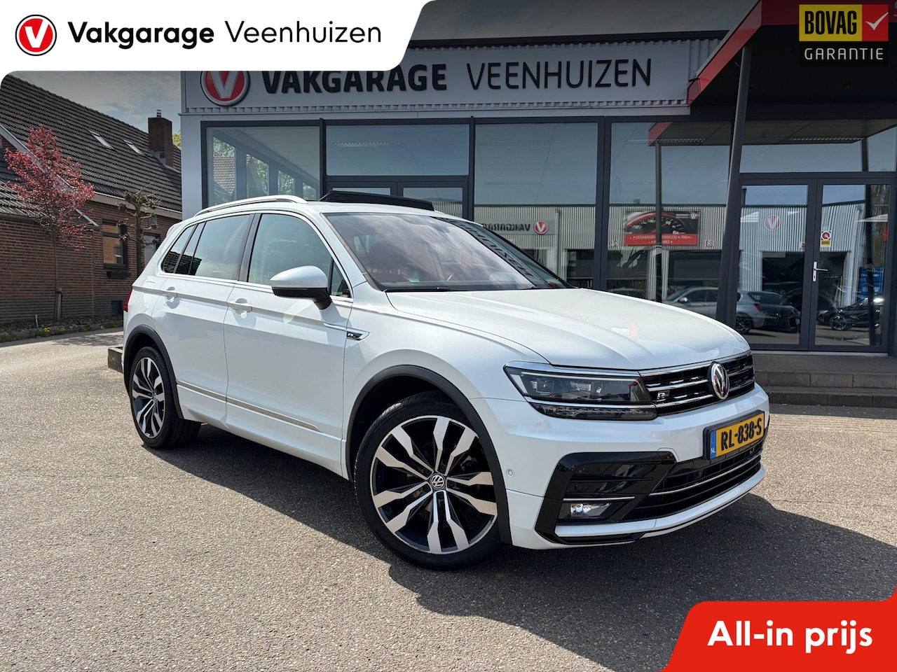 Volkswagen Tiguan - 1.4 TSI ACT Highline R-Line|Rijklaar prijs|Pano dak|Camera|Elek. klep|Stoelver.|ACC| - AutoWereld.nl