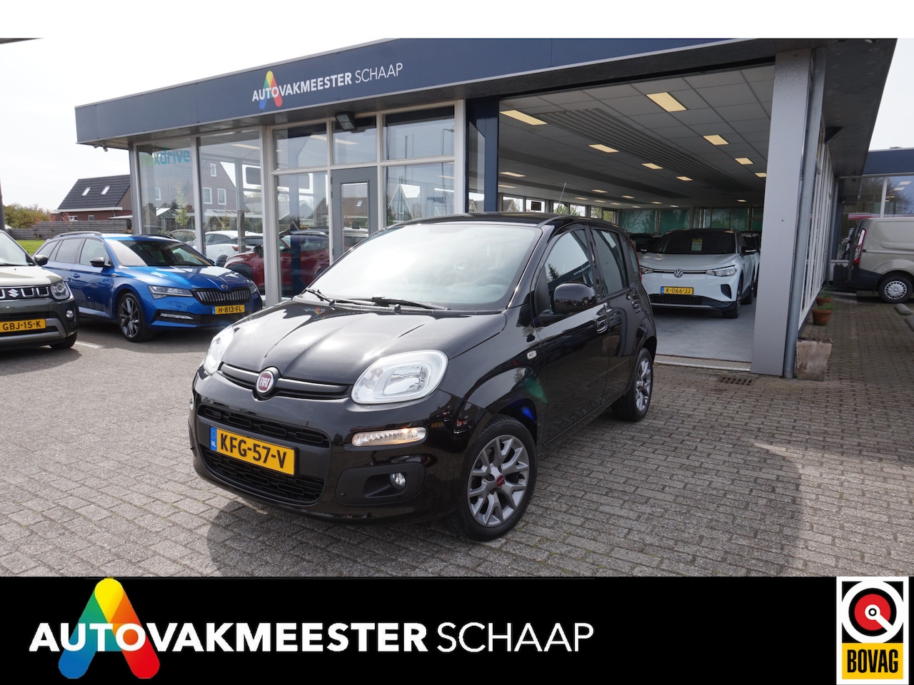 Fiat Panda - 1.2 Lounge 1.2 Lounge , 5pers , Incl nw apk/beurt & 12 mnd bovag garantie - AutoWereld.nl