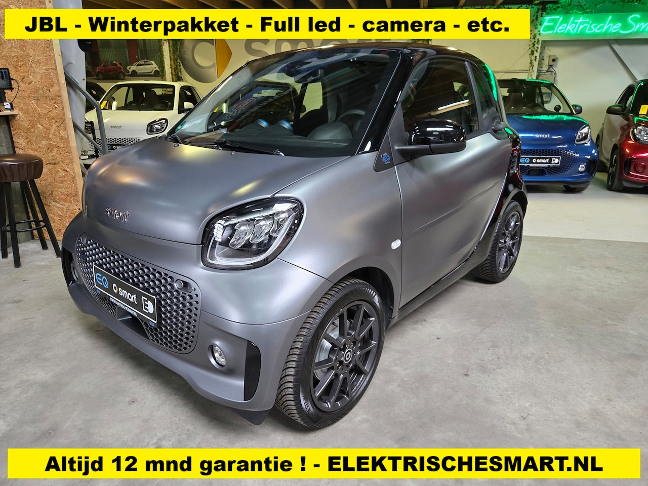 Smart Fortwo - EQ Comfort - JBL - Winterpakket - Full Led - Brabus wielen - 12 maanden garantie - AutoWereld.nl