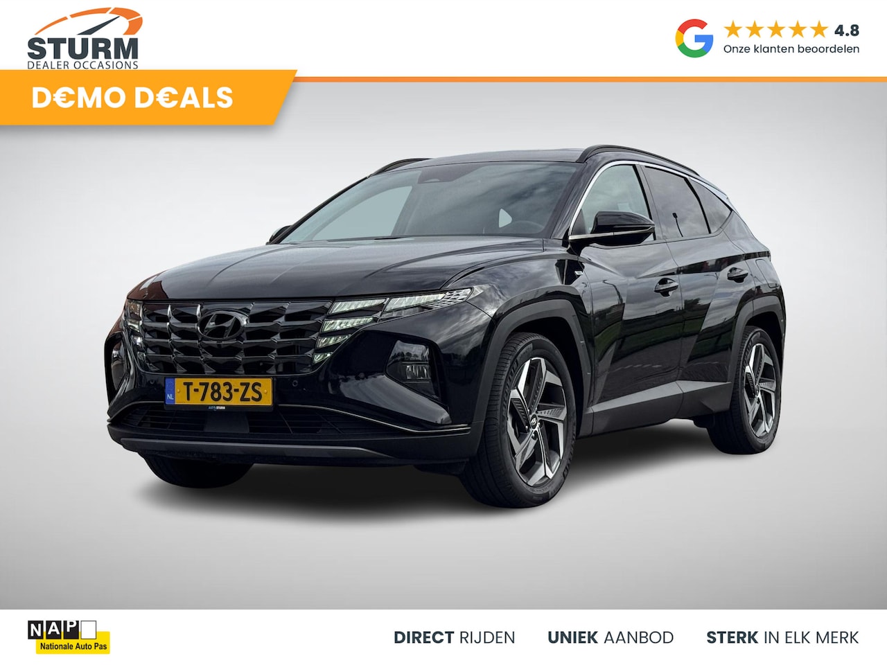 Hyundai Tucson - 1.6 T-GDI MHEV Premium | Vol-Leder | Digitaal Instrumentenpaneel | Adapt. Cruise Control | - AutoWereld.nl