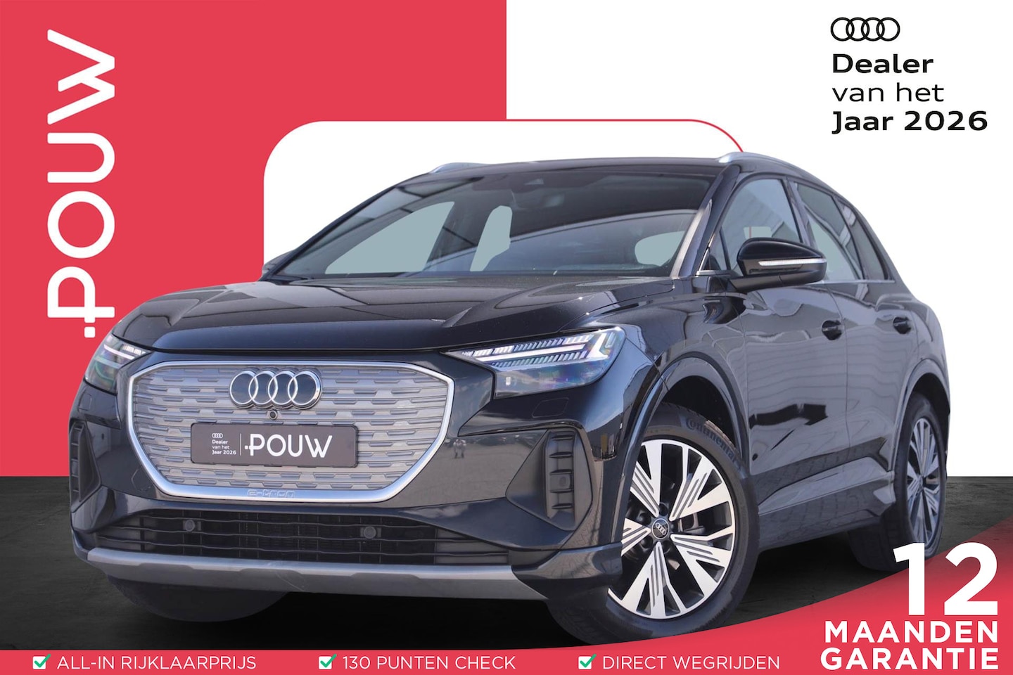 Audi Q4 e-tron - 35 170pk Advanced Edition 55 kWh | SoH 91% | Stoelverwarming | Matrix LED | Navigatie - AutoWereld.nl